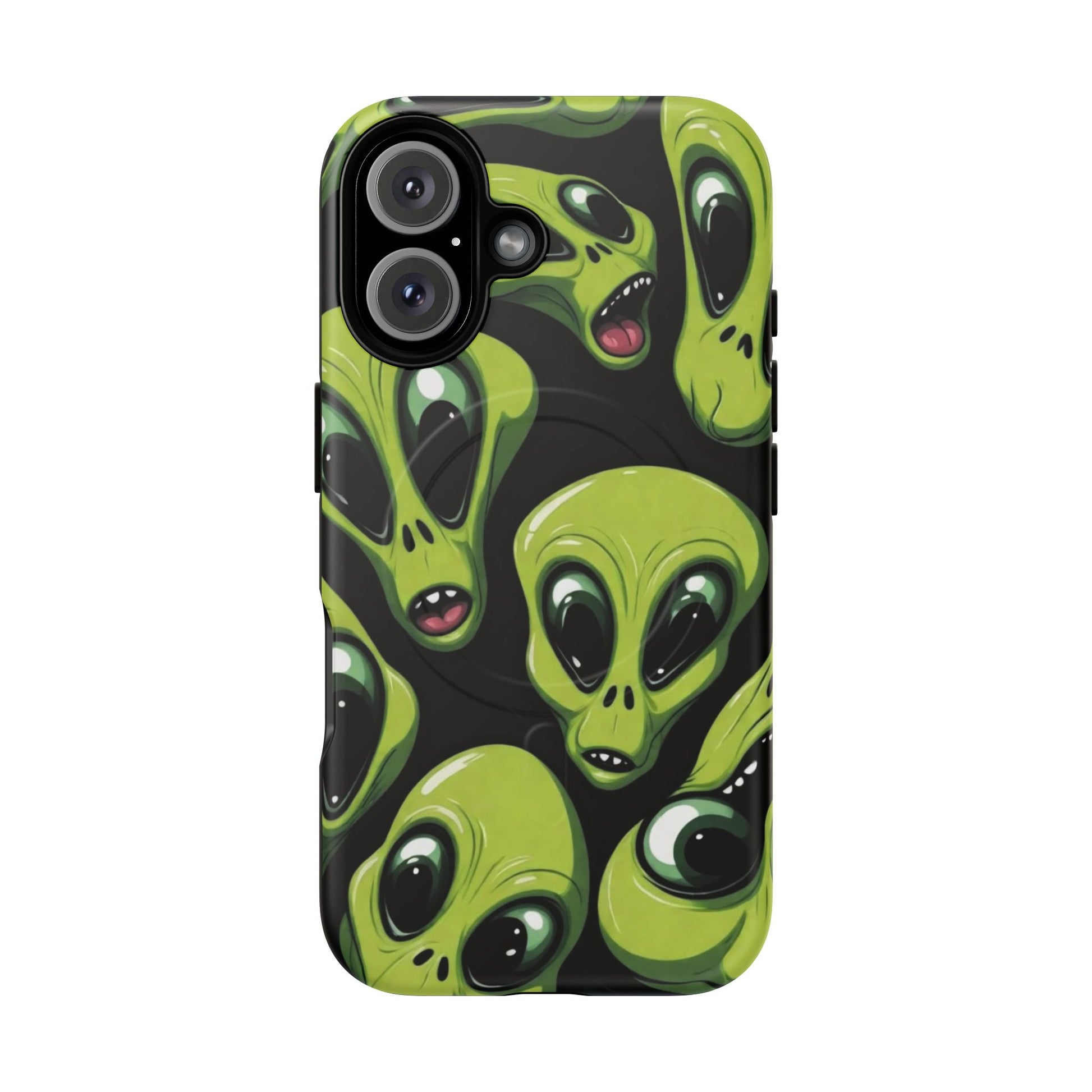 Alien Vibes Tough Magnetic Phone Case - Unique Design for Sci-Fi Lovers