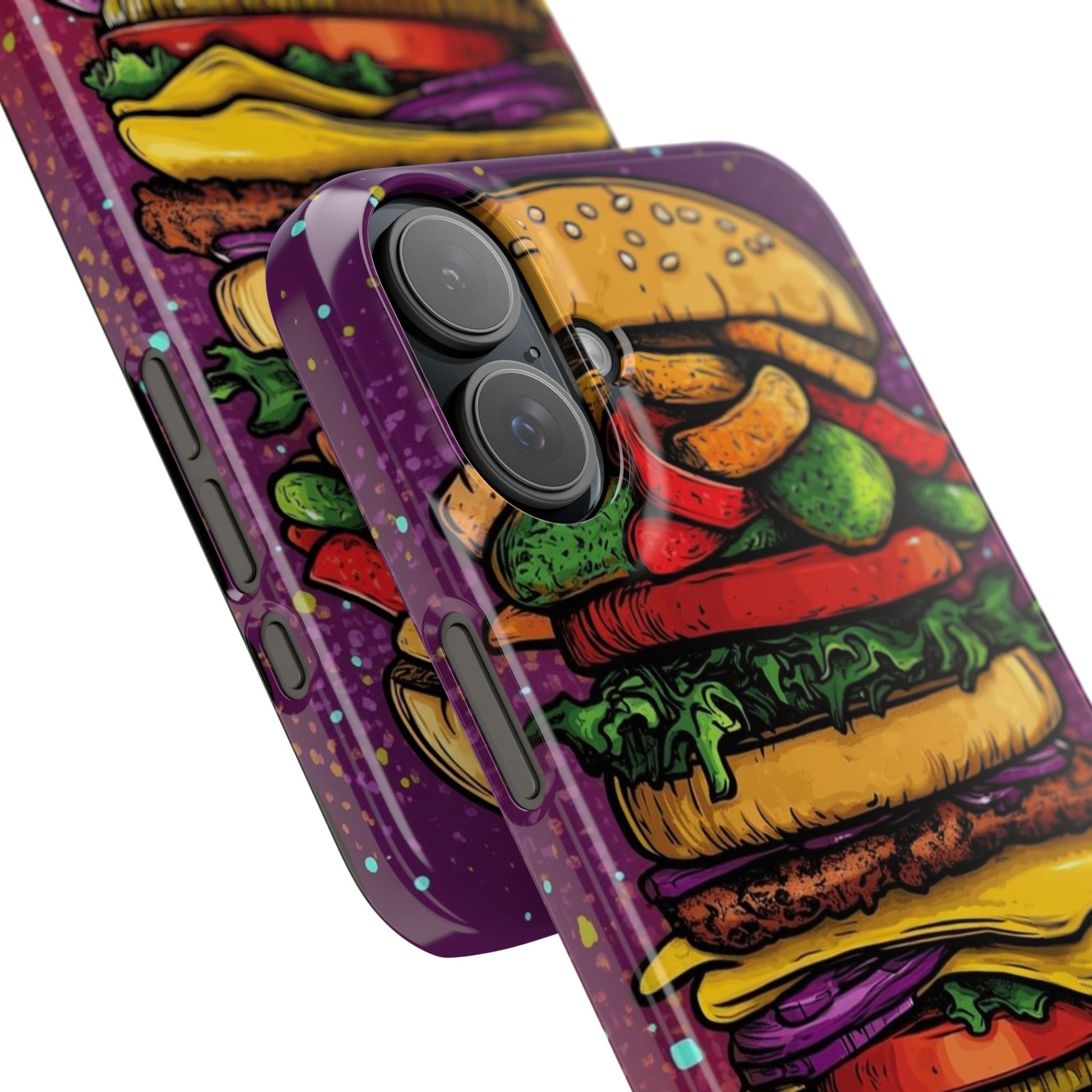 Giant hamburger slim phone case