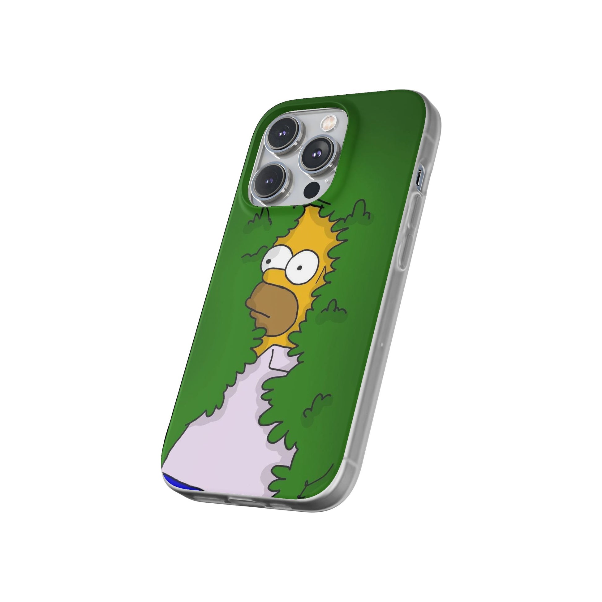 Phone Cases Homer Simpson Hidden in Bush Design