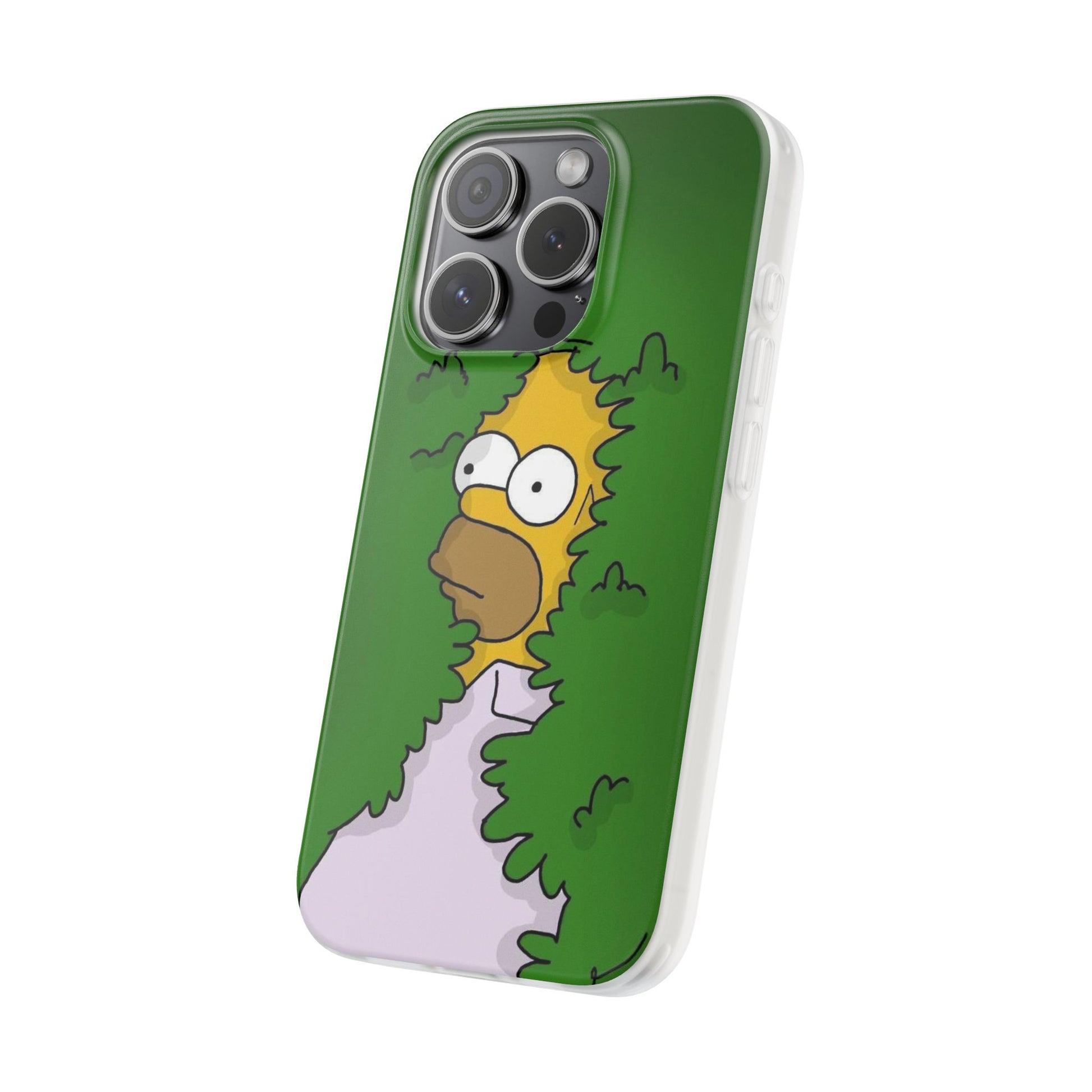 Phone Cases Homer Simpson Hidden in Bush Design