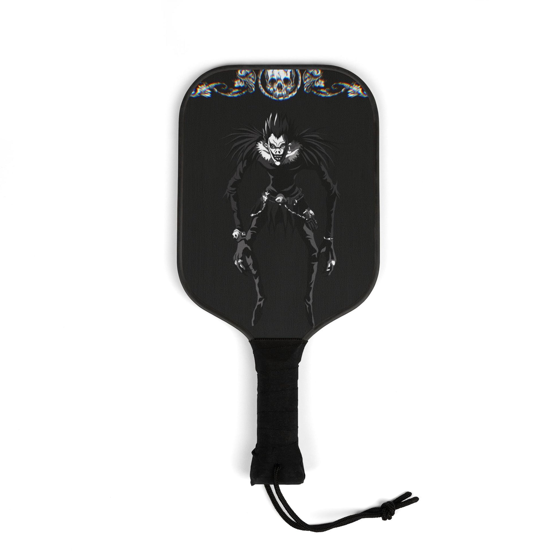 Gothic Pickleball Paddle Set with Balls - Skull Design for Trendy Players