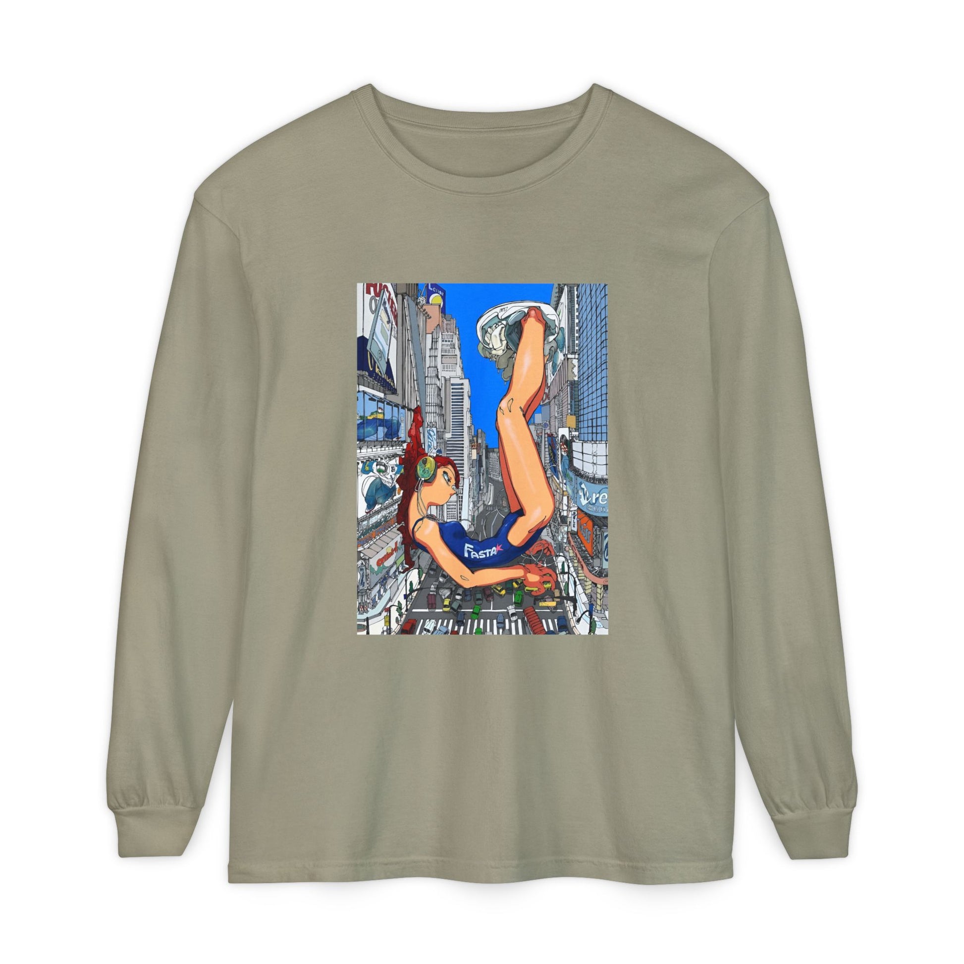 Cybergirl city  Long Sleeve Tee