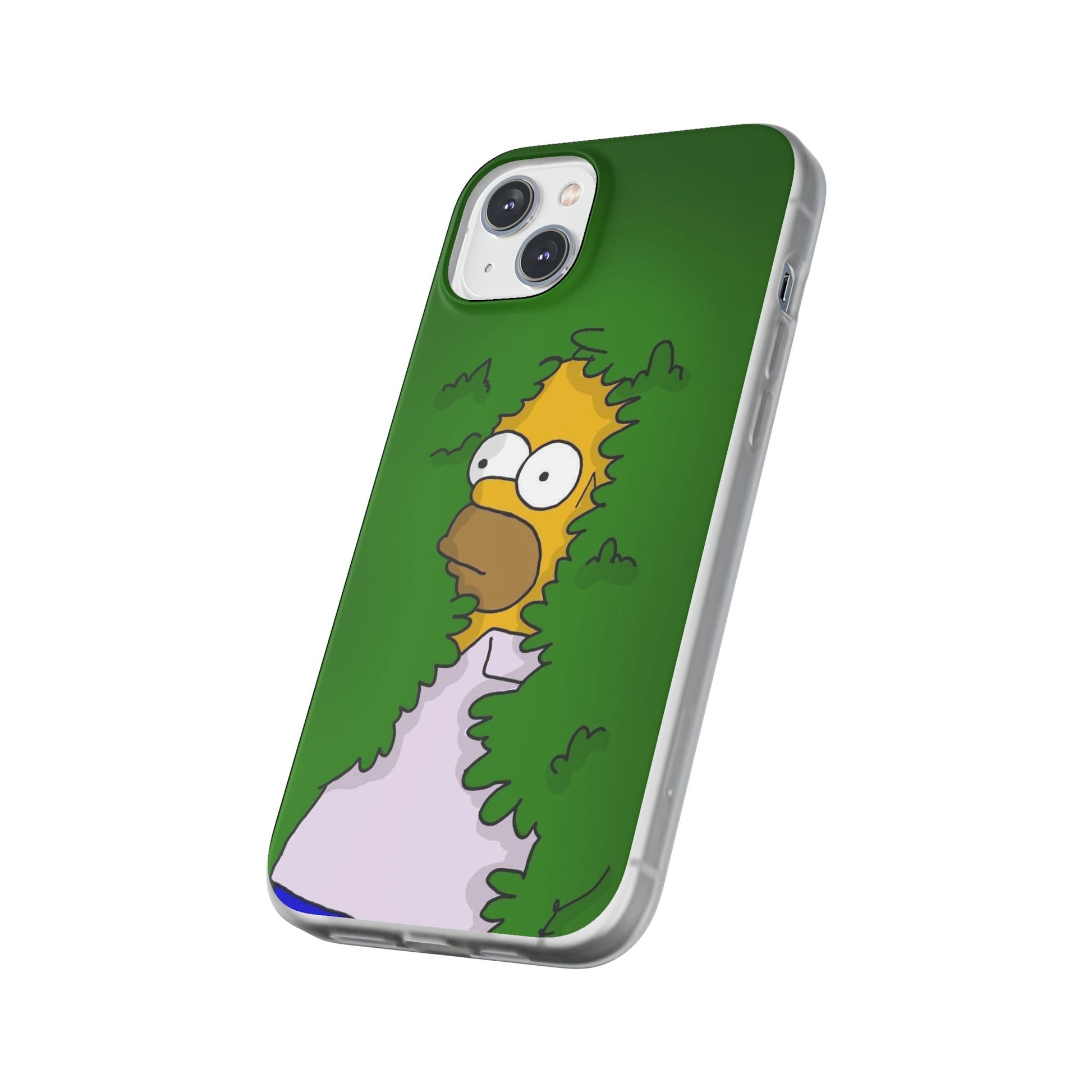 Phone Cases Homer Simpson Hidden in Bush Design