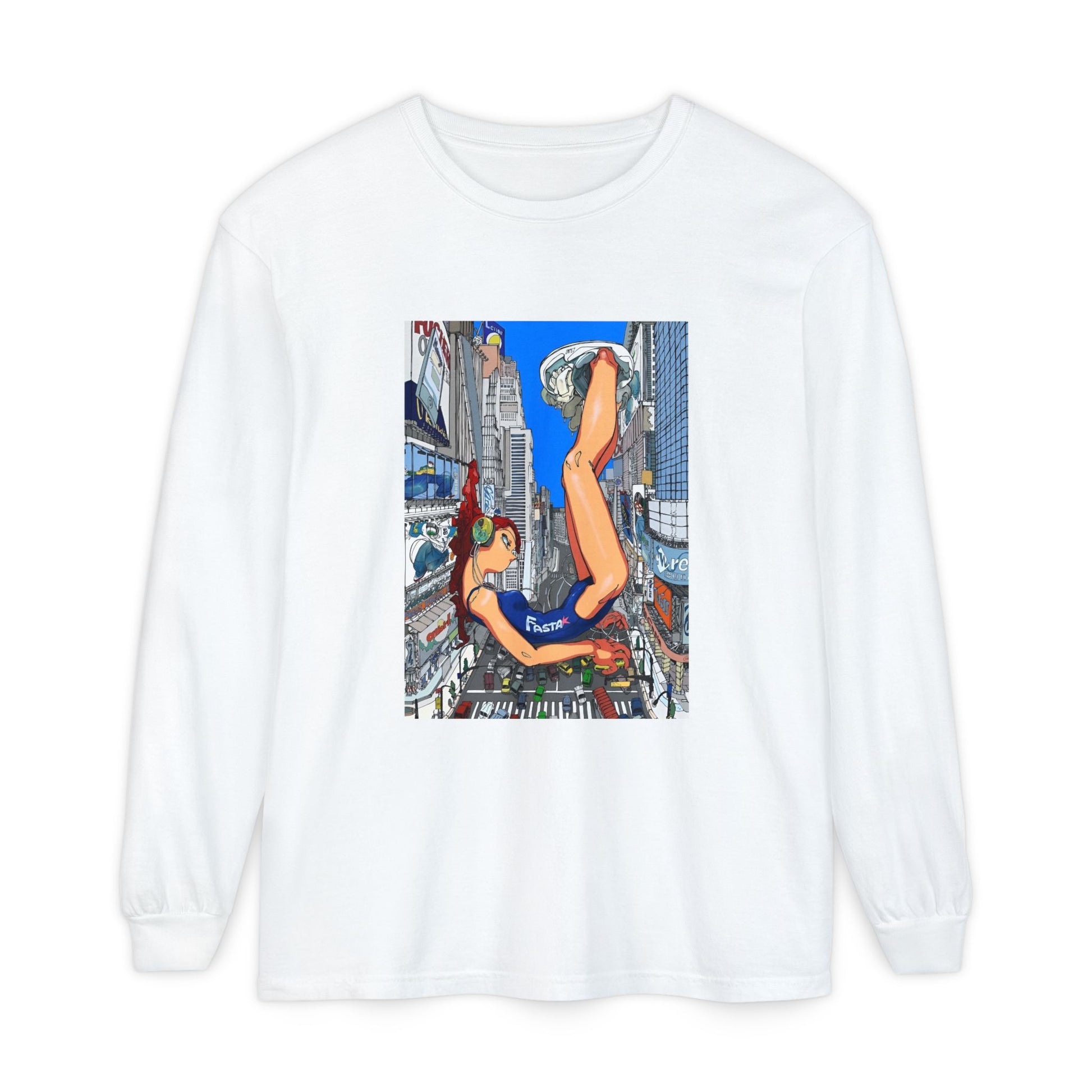 Cybergirl city  Long Sleeve Tee
