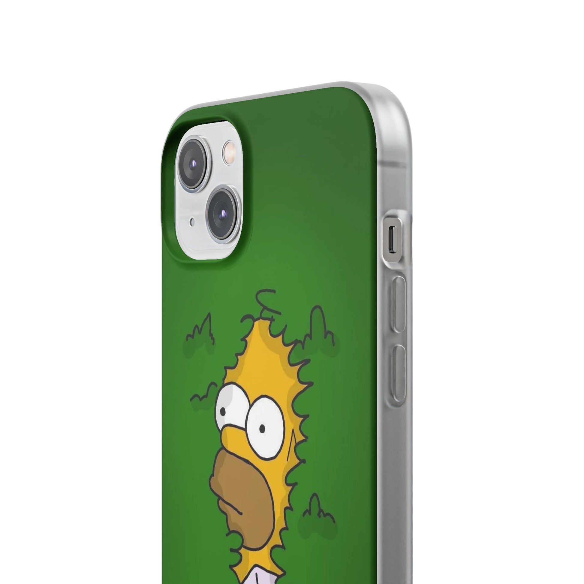 Phone Cases Homer Simpson Hidden in Bush Design