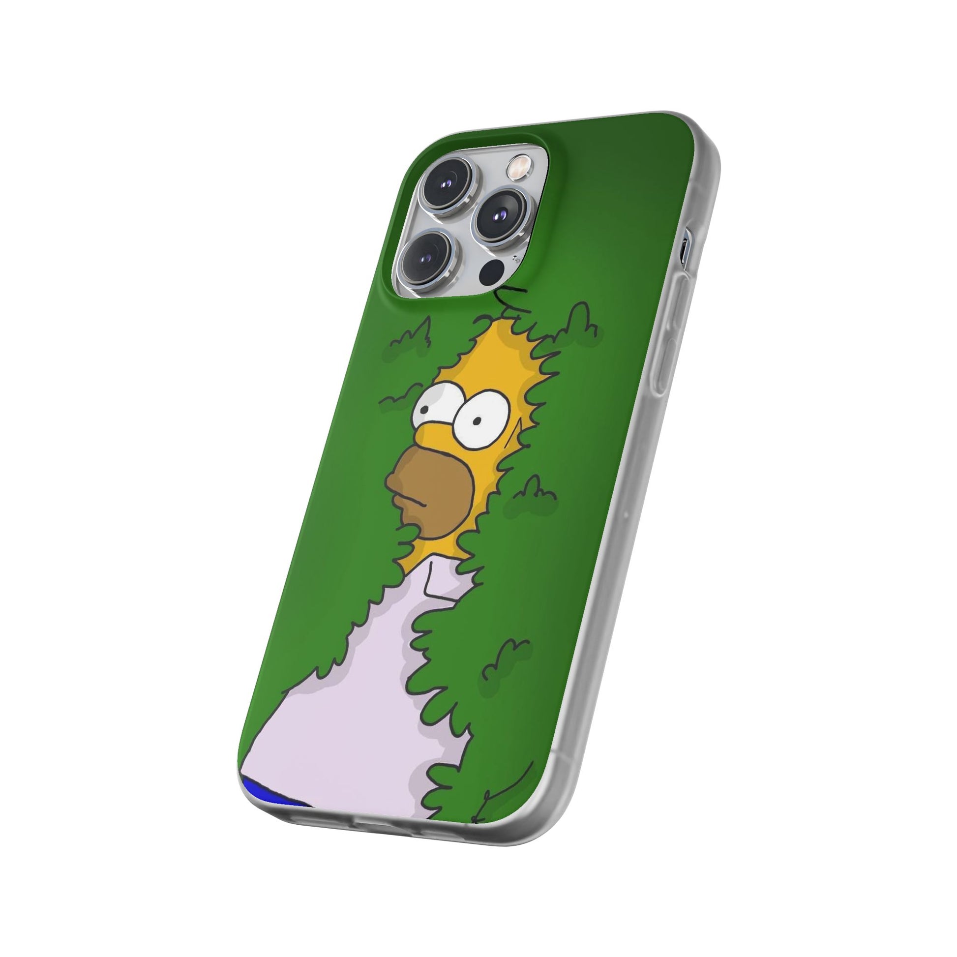 Phone Cases Homer Simpson Hidden in Bush Design