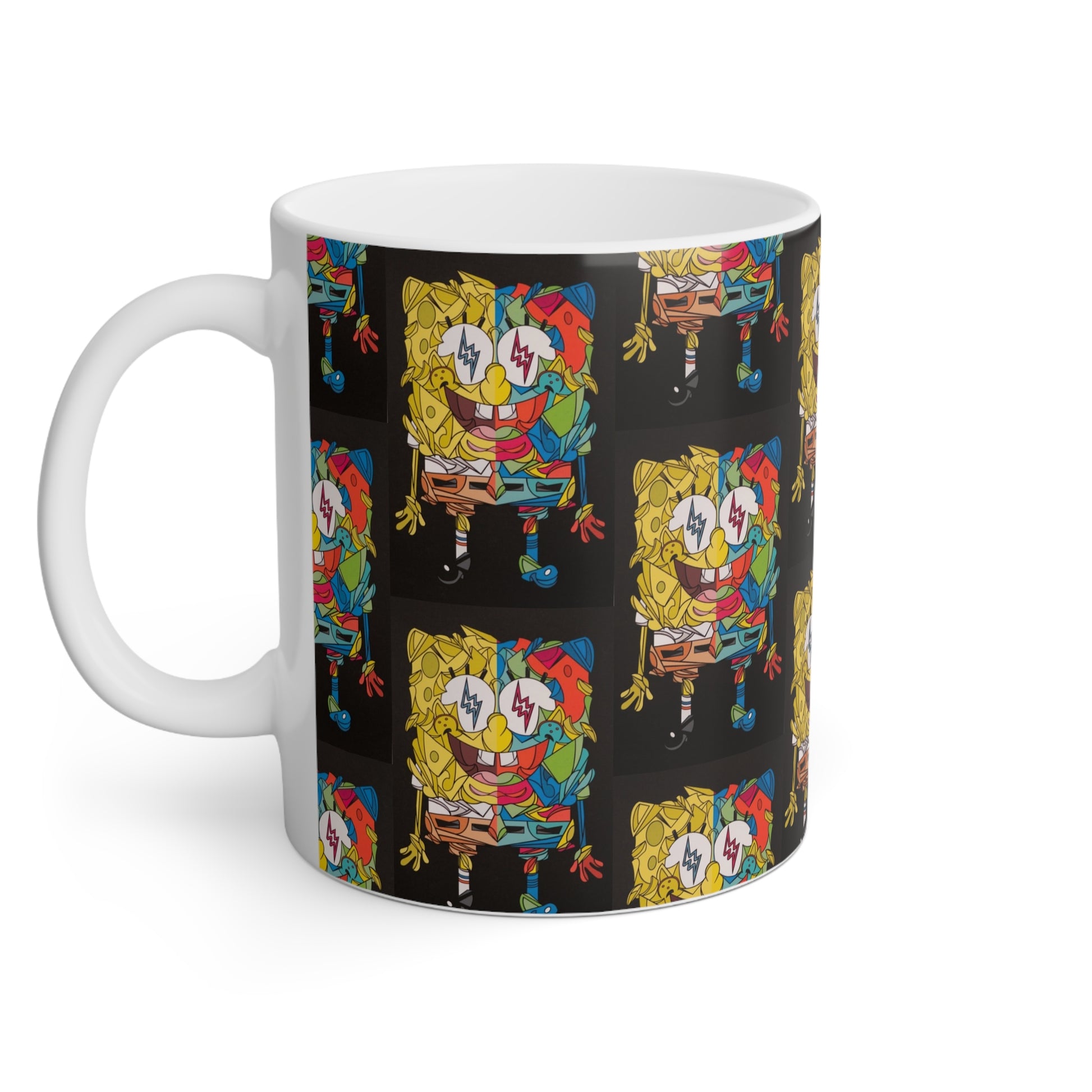 Colorful SpongeBob Mug - 11oz Fun Ceramic Cup for Every Fan