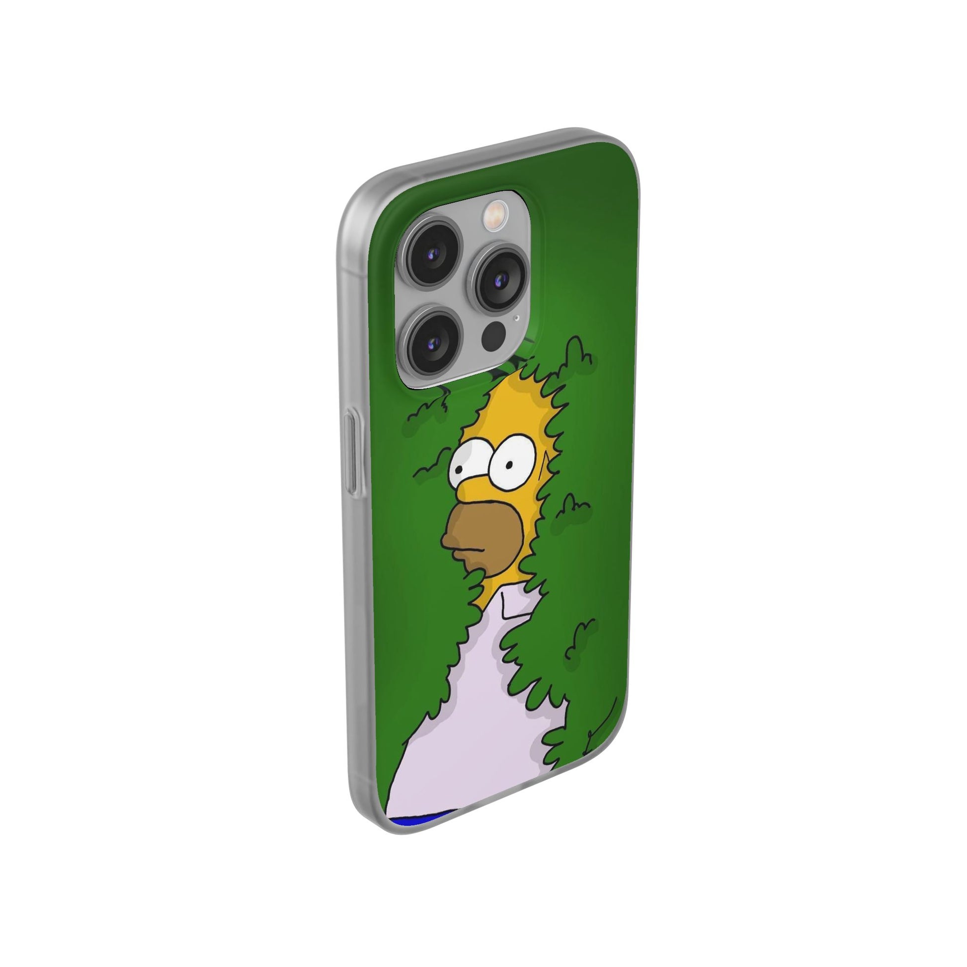 Phone Cases Homer Simpson Hidden in Bush Design