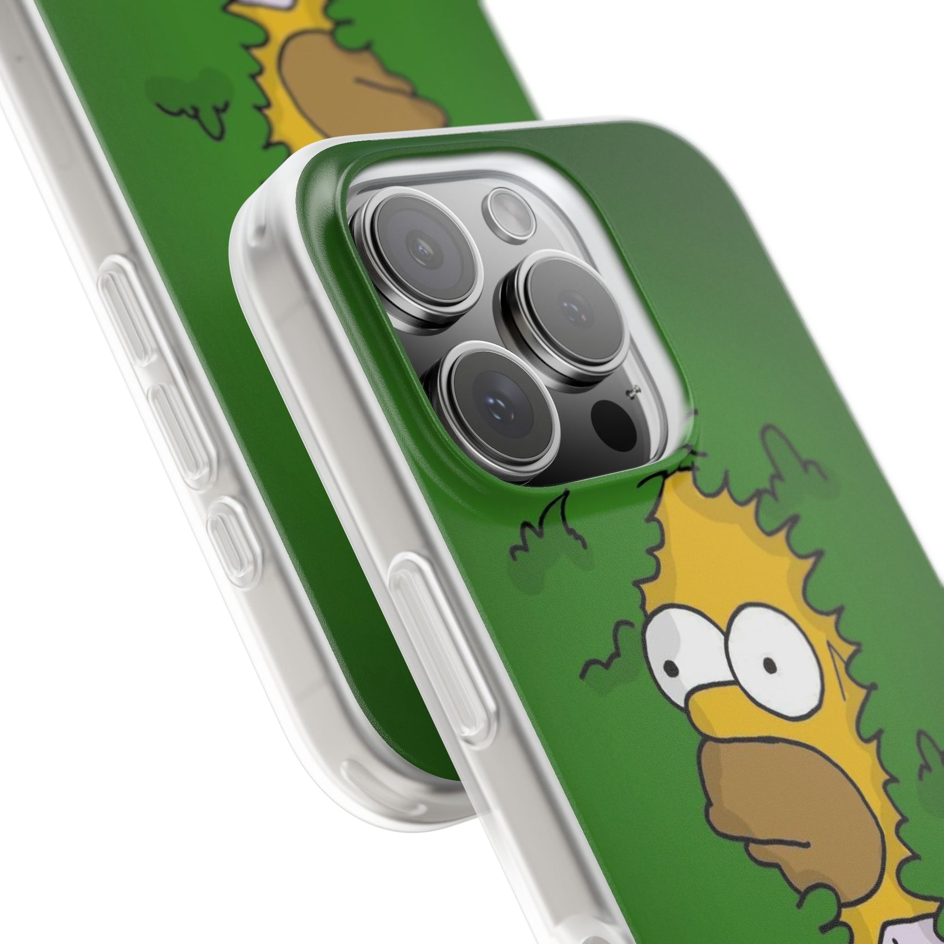 Phone Cases Homer Simpson Hidden in Bush Design