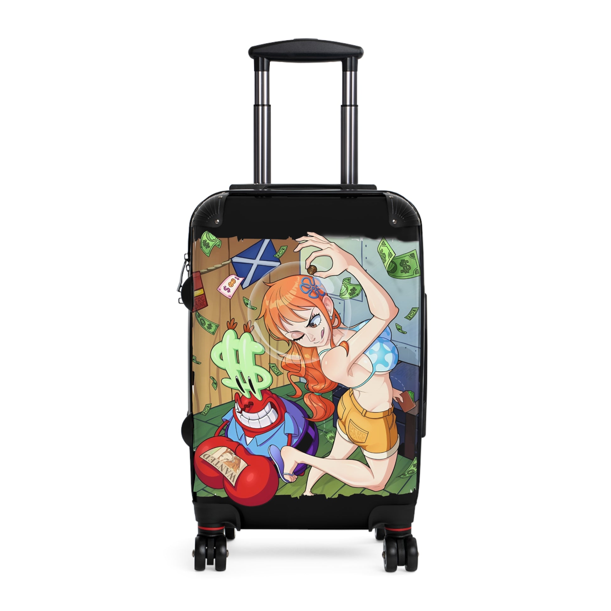 One piece X Spongebob Suitcase