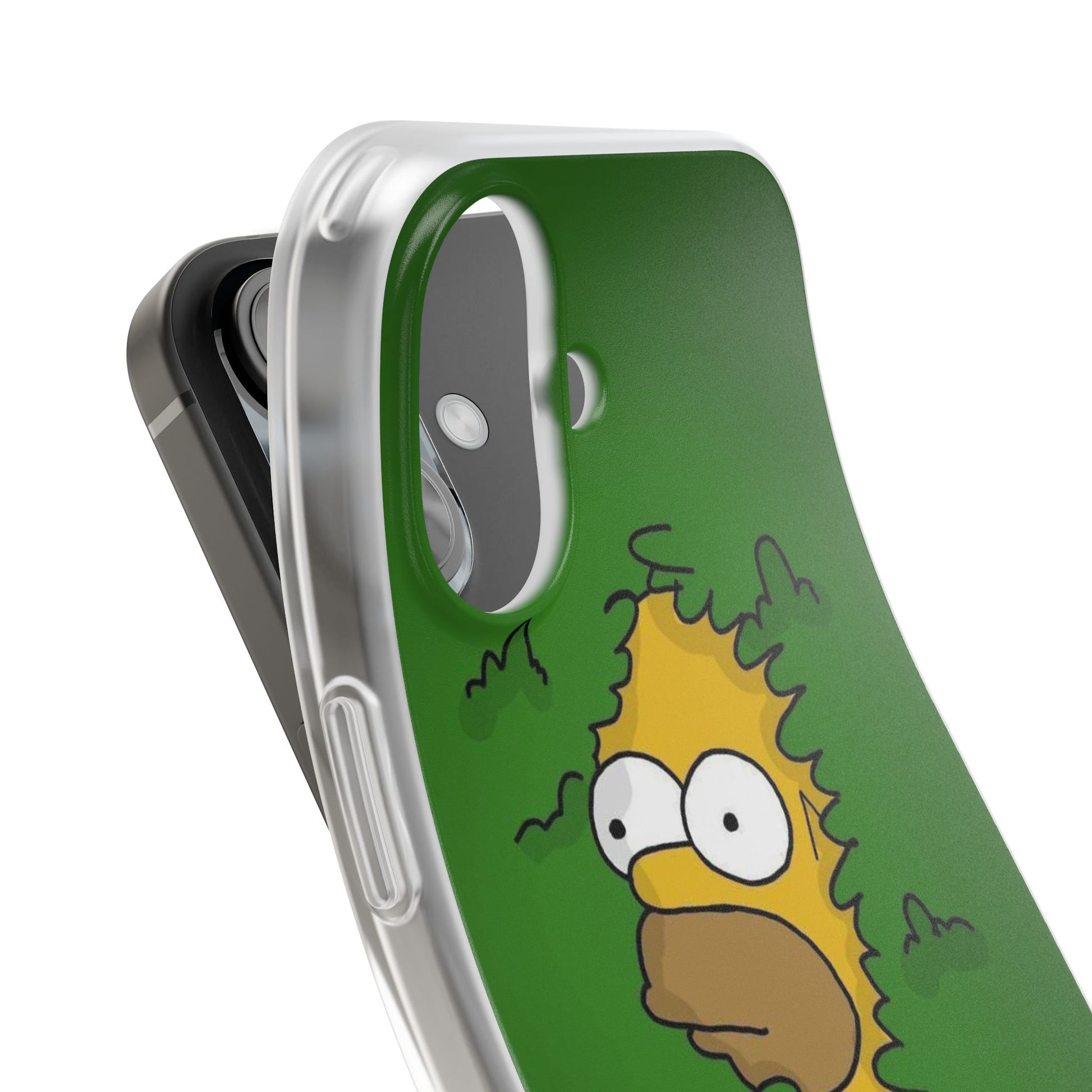 Phone Cases Homer Simpson Hidden in Bush Design