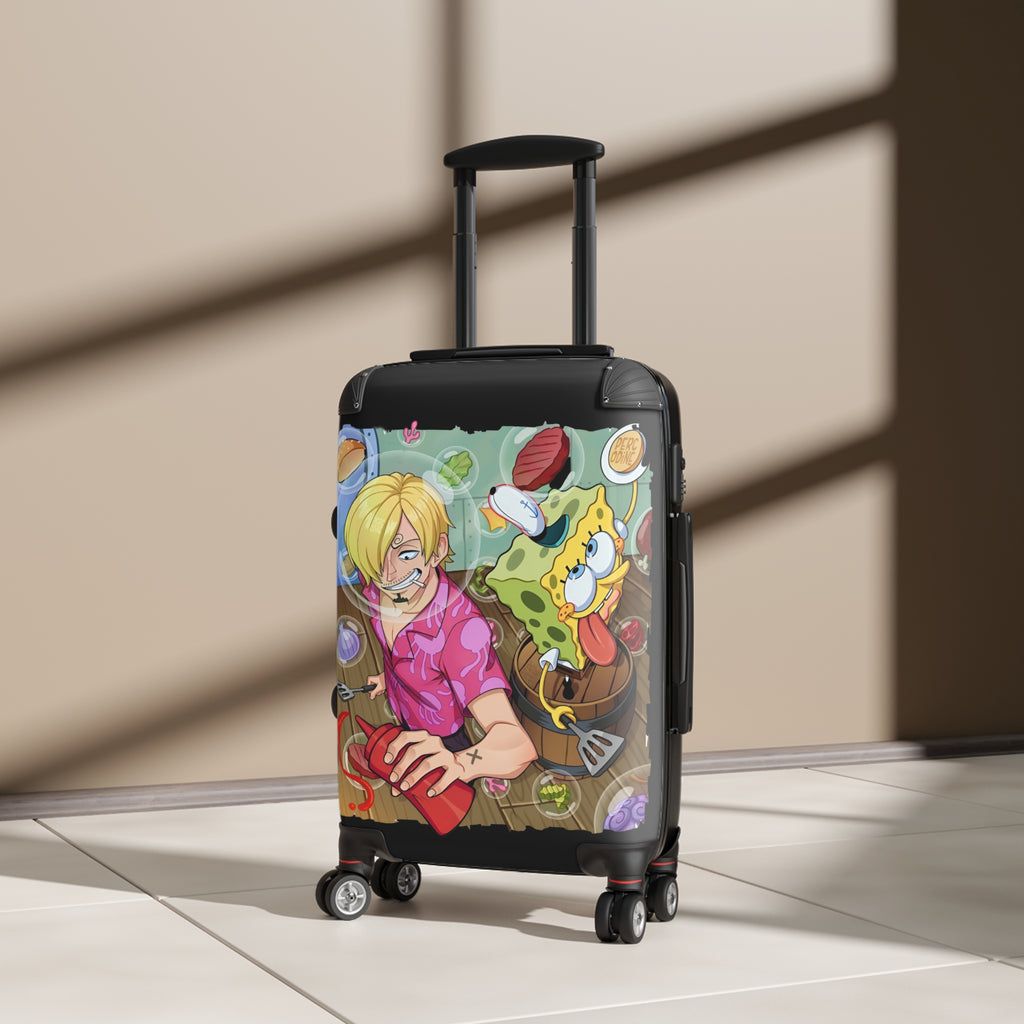 One Piece X Spongebob  Suitcase