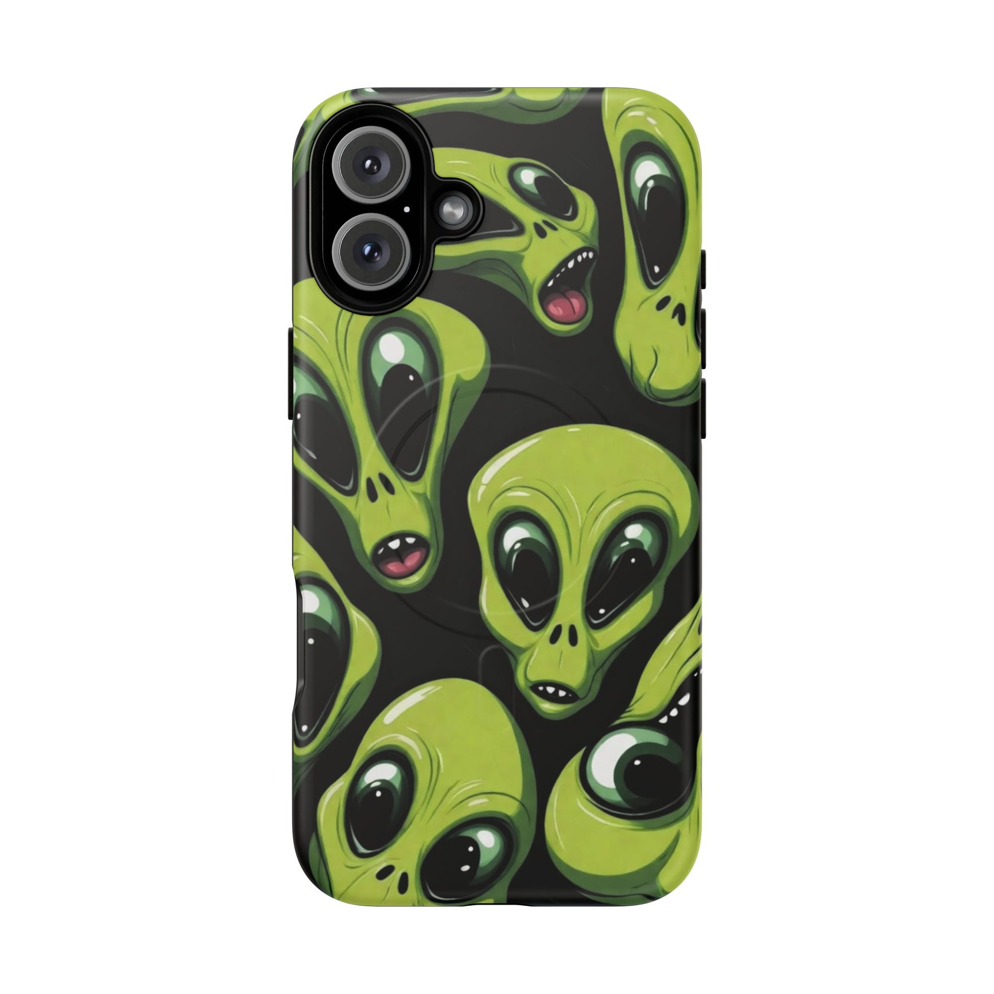 Alien Vibes Tough Magnetic Phone Case - Unique Design for Sci-Fi Lovers