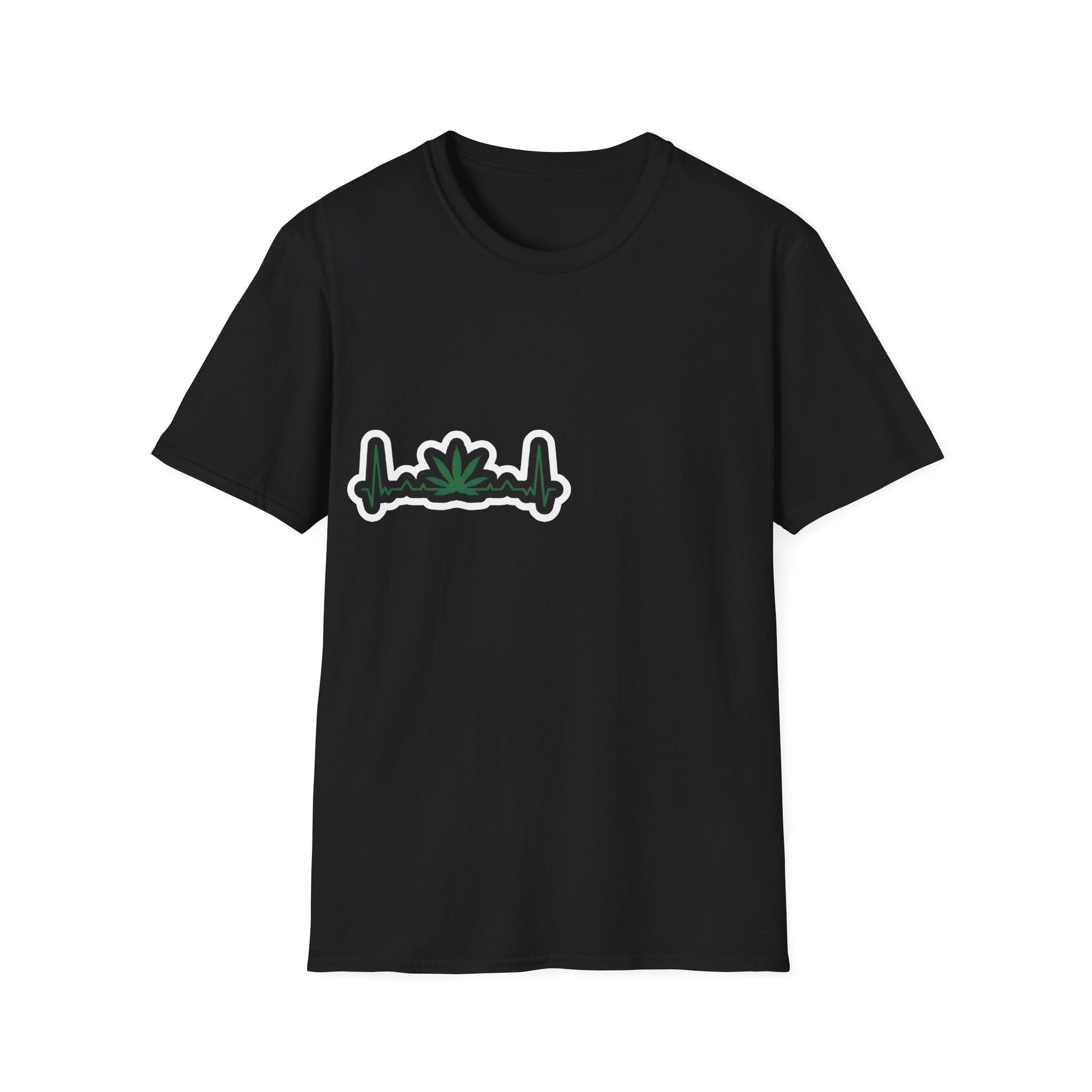 Eco-Friendly Unisex Softstyle T-Shirt with Leaf Design - Perfect for Nature Lovers and Eco-Conscious Wearers