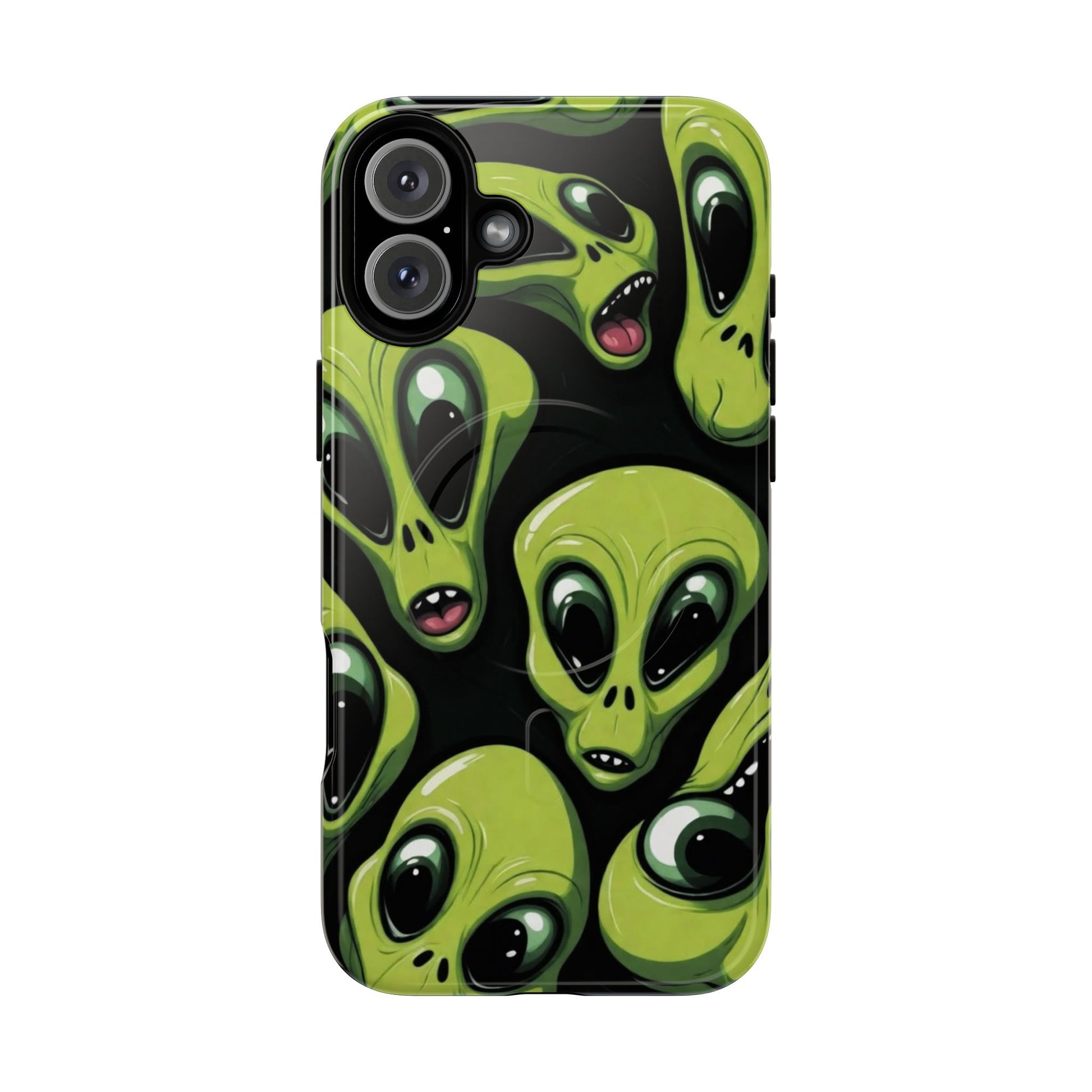 Alien Vibes Tough Magnetic Phone Case - Unique Design for Sci-Fi Lovers