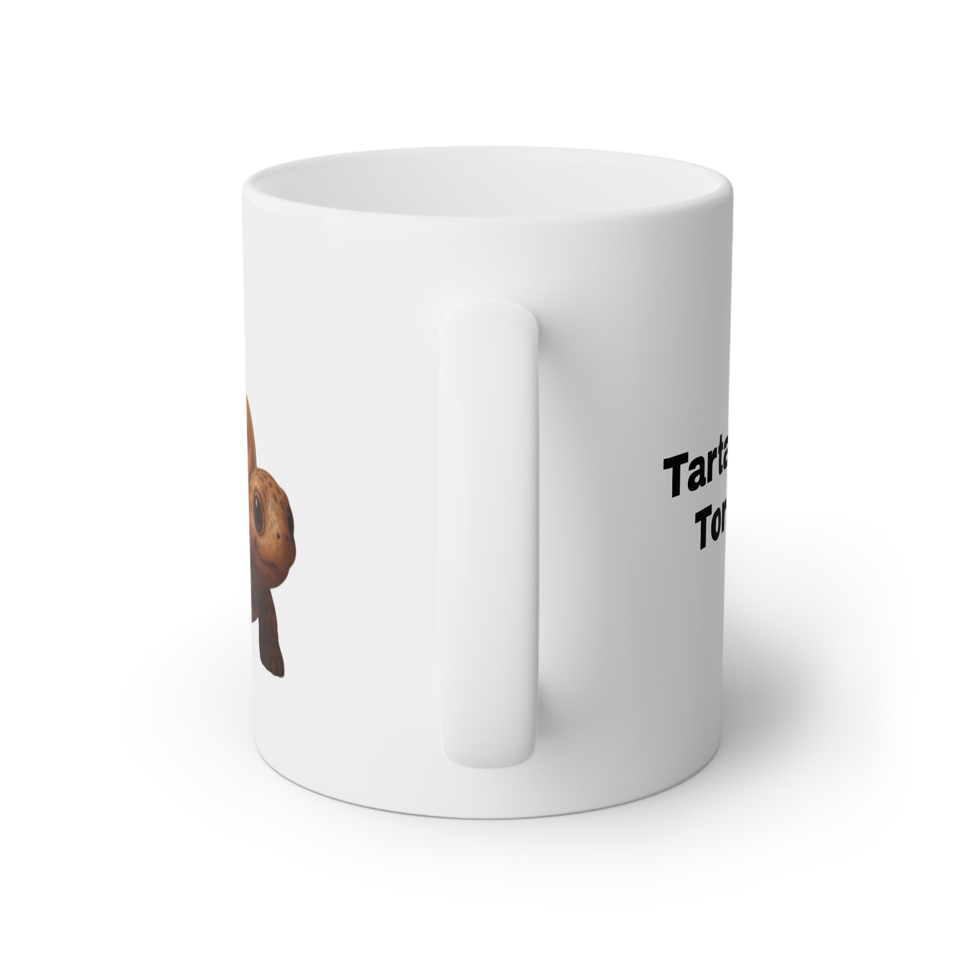 Cute Turtle Shell Mug - 11oz White Coffee Cup with Whimsical Design