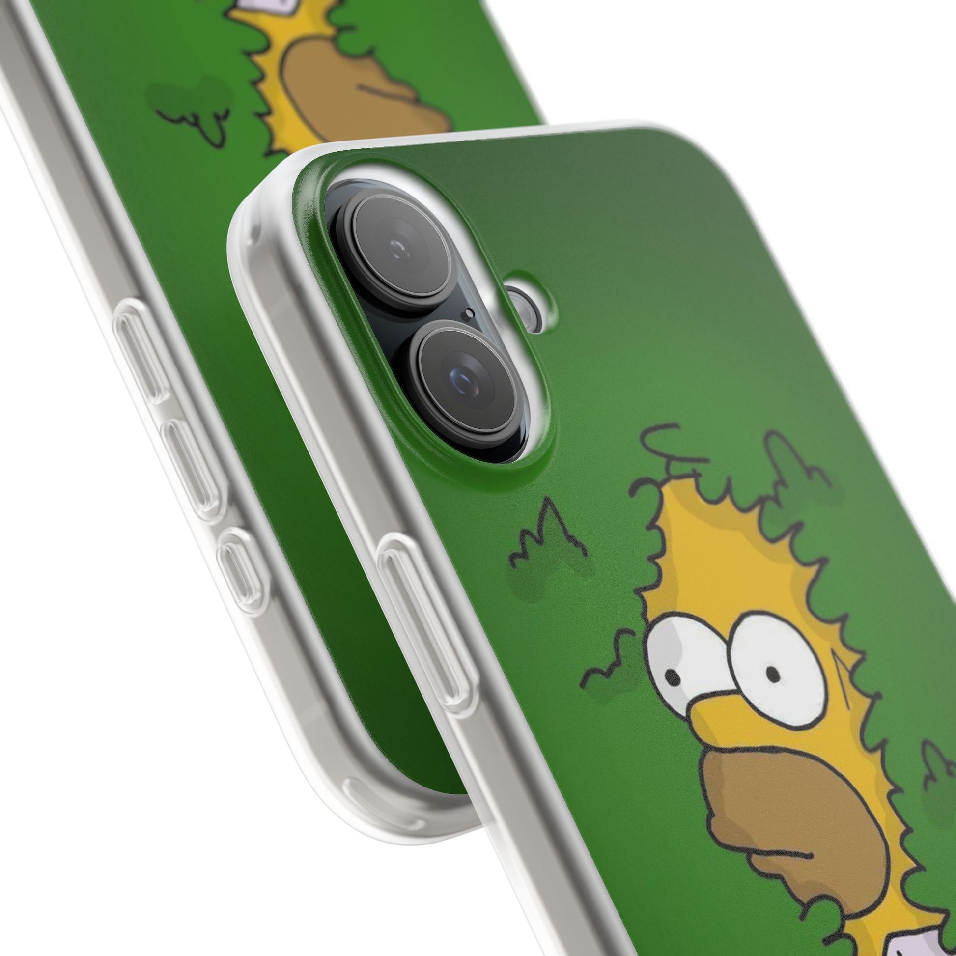 Phone Cases Homer Simpson Hidden in Bush Design