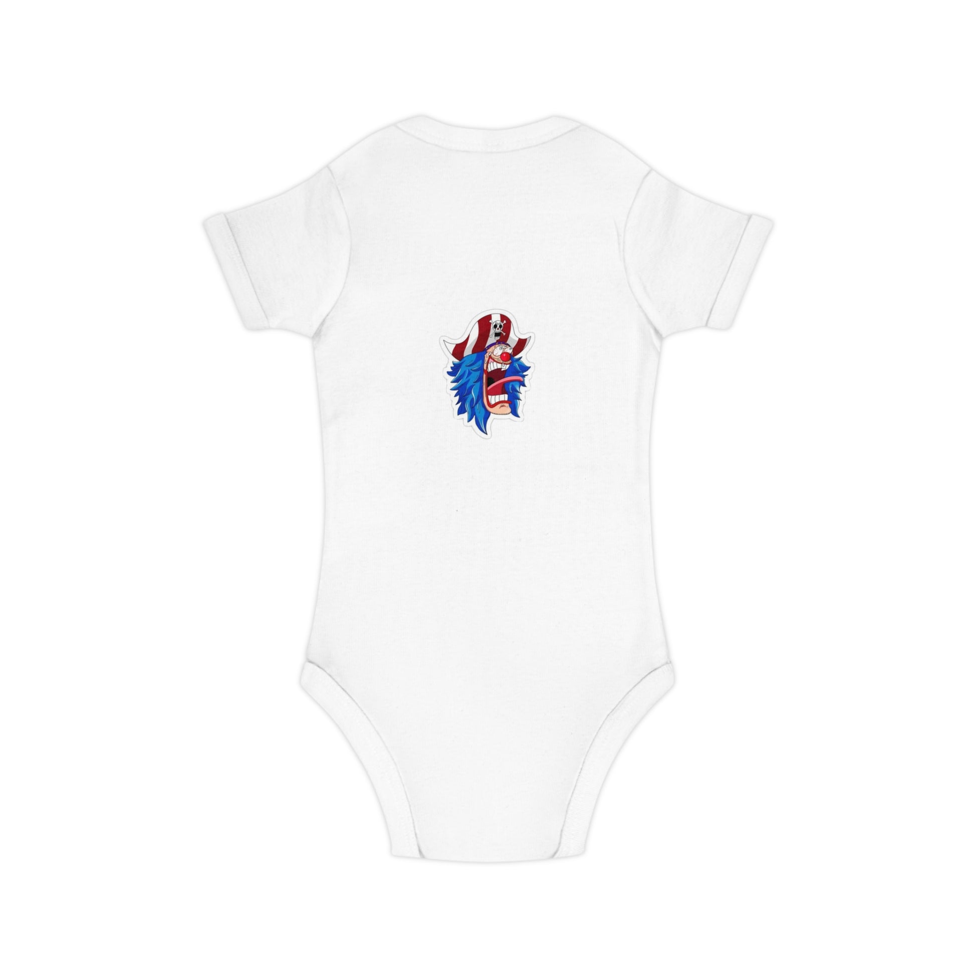 Cute Patriotic Baby Bodysuit with Colorful Shield Design