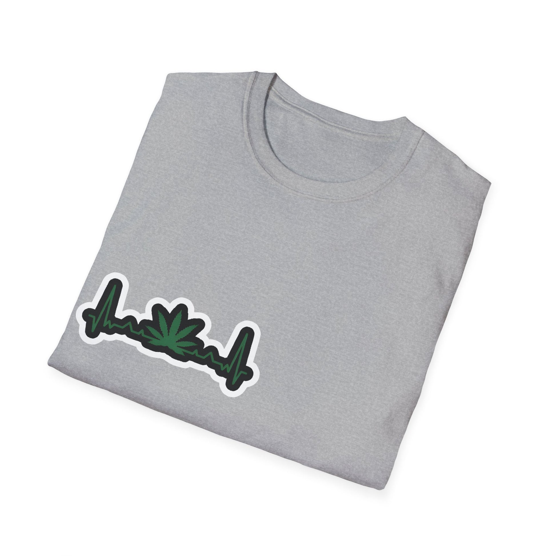 Eco-Friendly Unisex Softstyle T-Shirt with Leaf Design - Perfect for Nature Lovers and Eco-Conscious Wearers