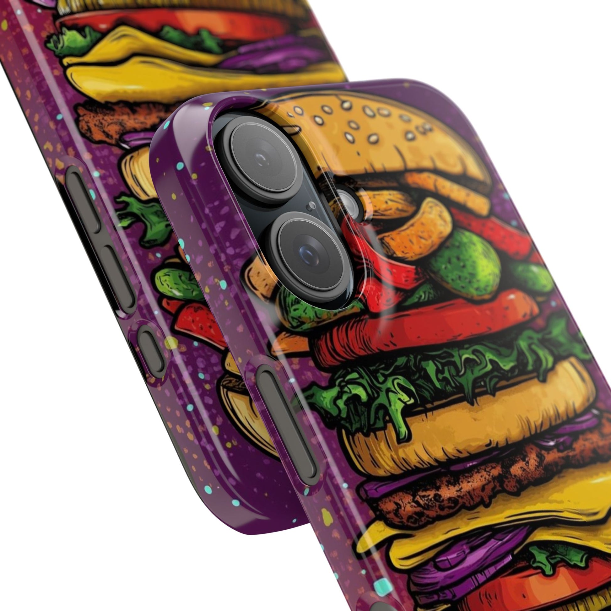 Giant hamburger slim phone case