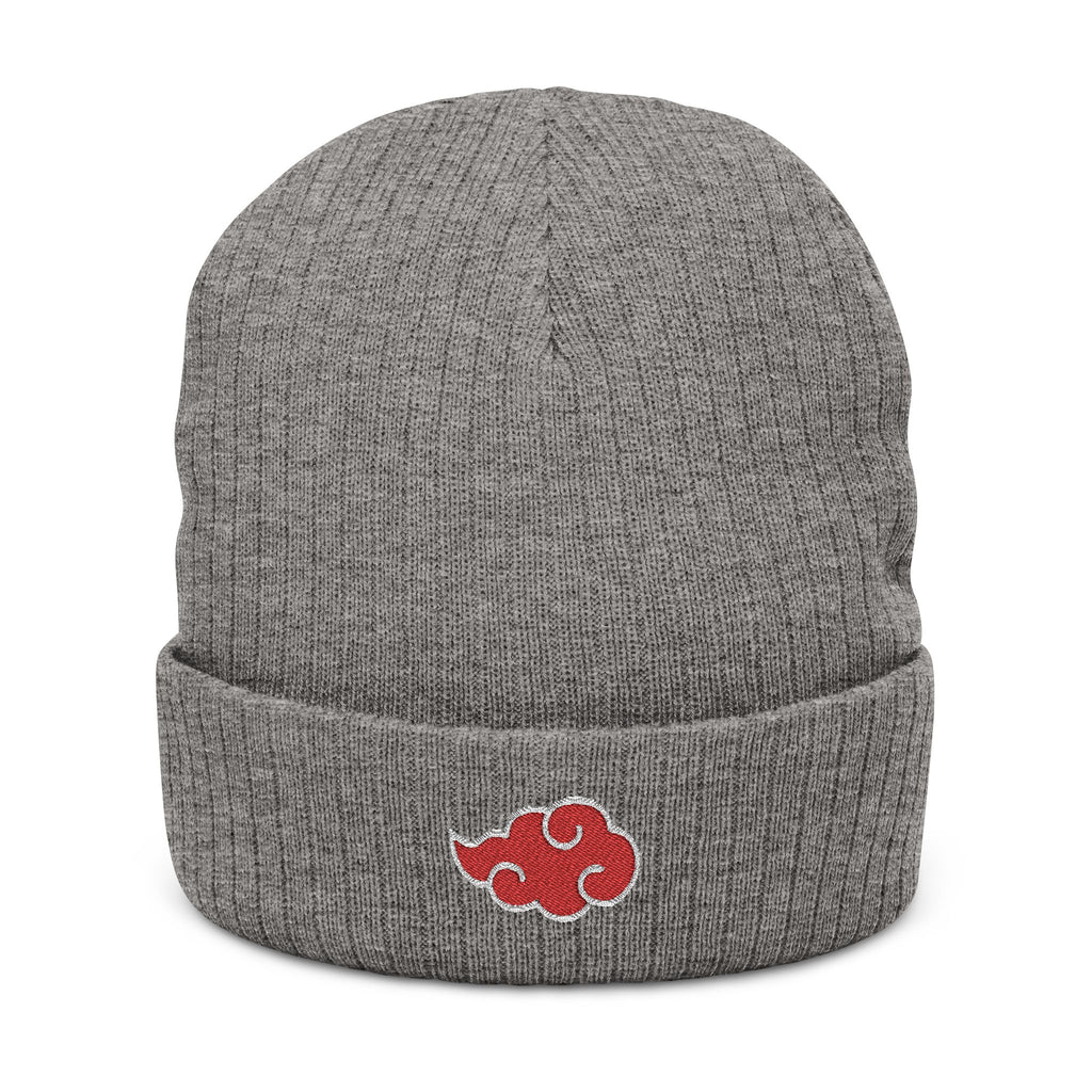Embroidery Ribbed Knit Beanie - Trendy, Cozy Hat for Winter Style