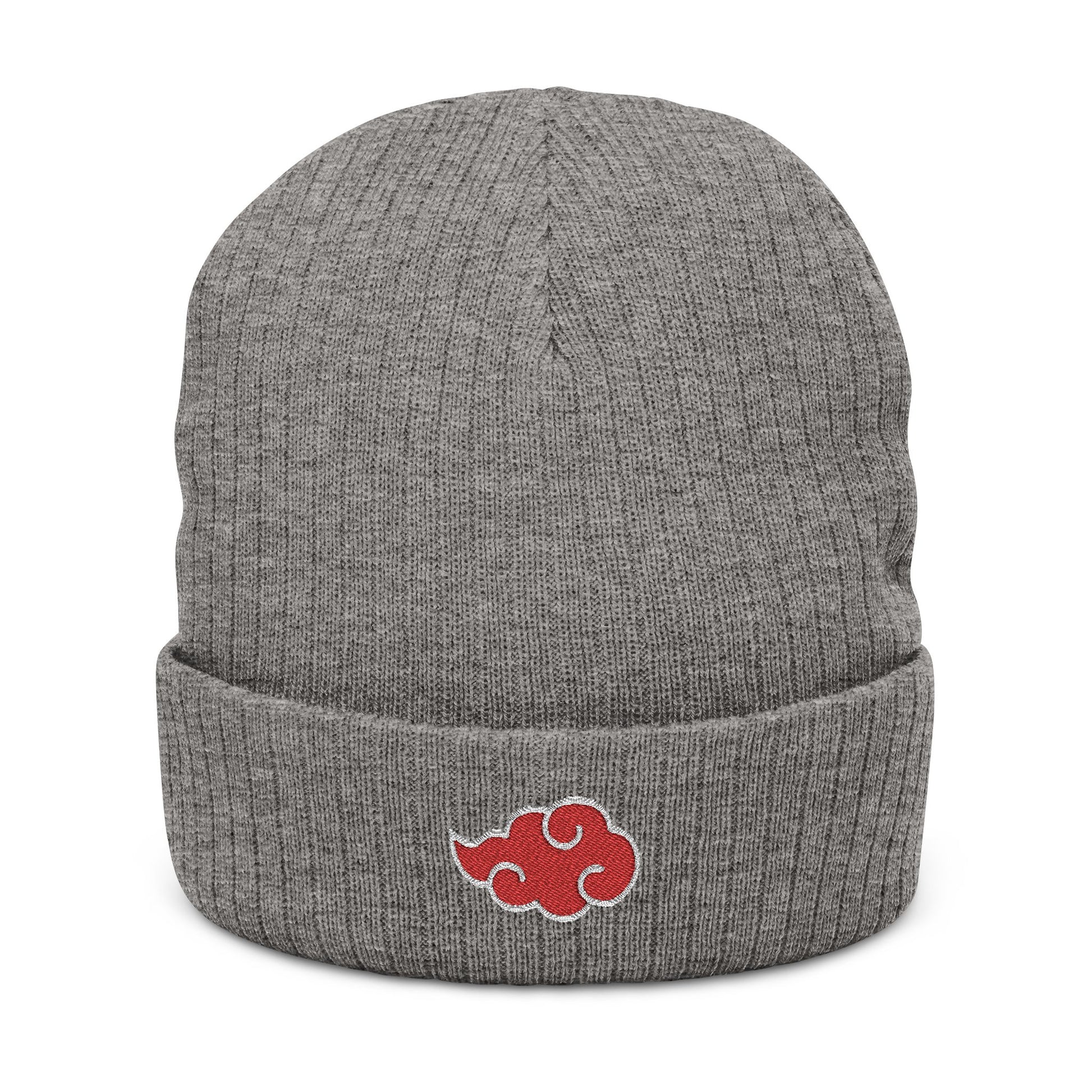 Embroidery Ribbed Knit Beanie - Trendy, Cozy Hat for Winter Style