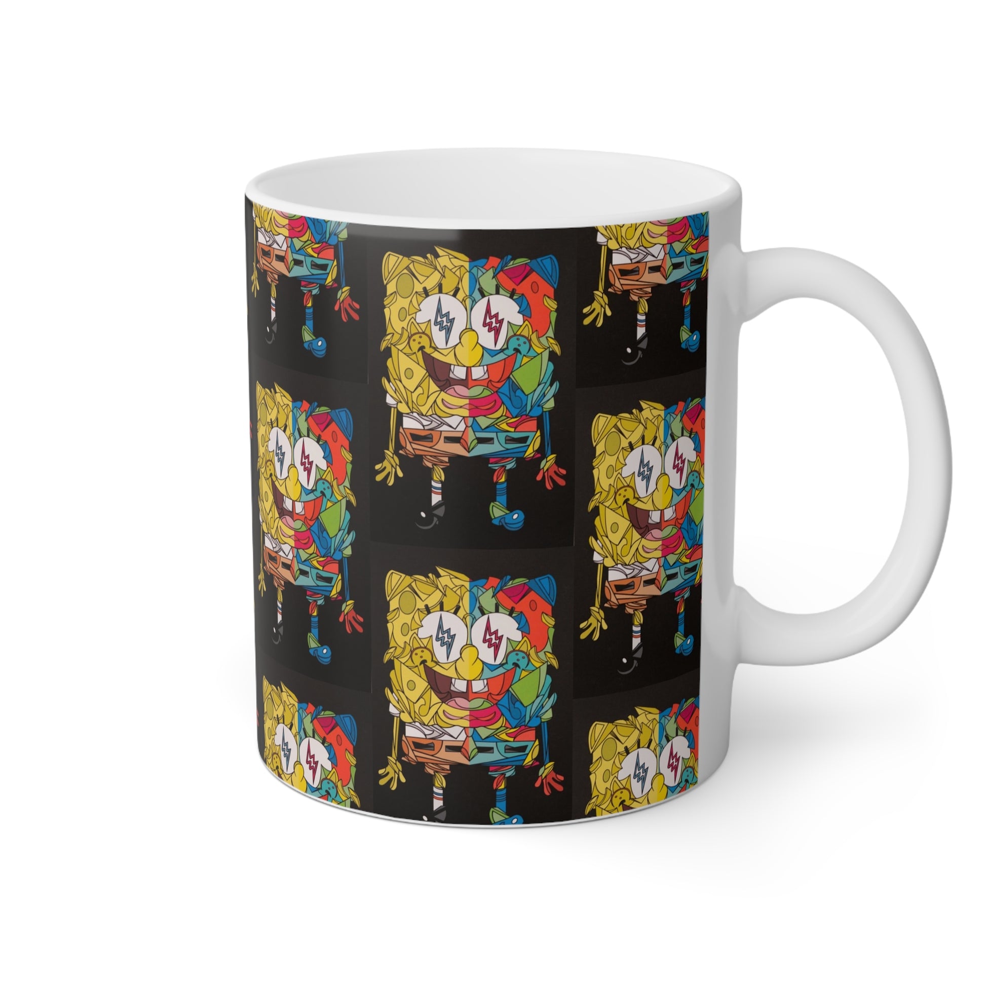 Colorful SpongeBob Mug - 11oz Fun Ceramic Cup for Every Fan