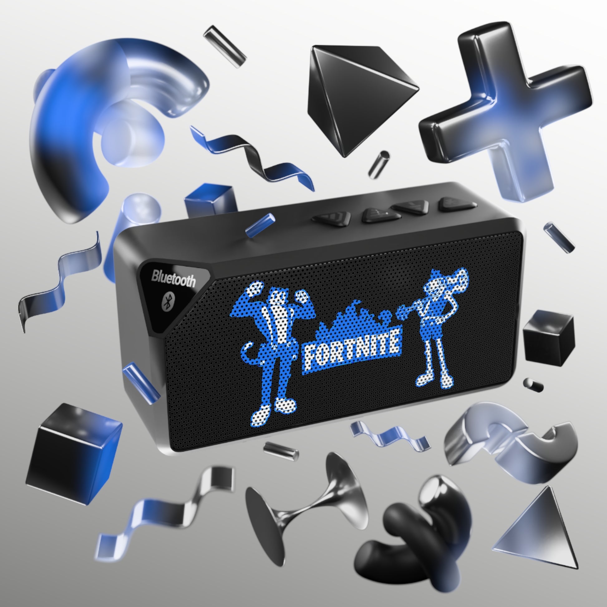 Fortnite-Inspired Portable Bluetooth Speaker