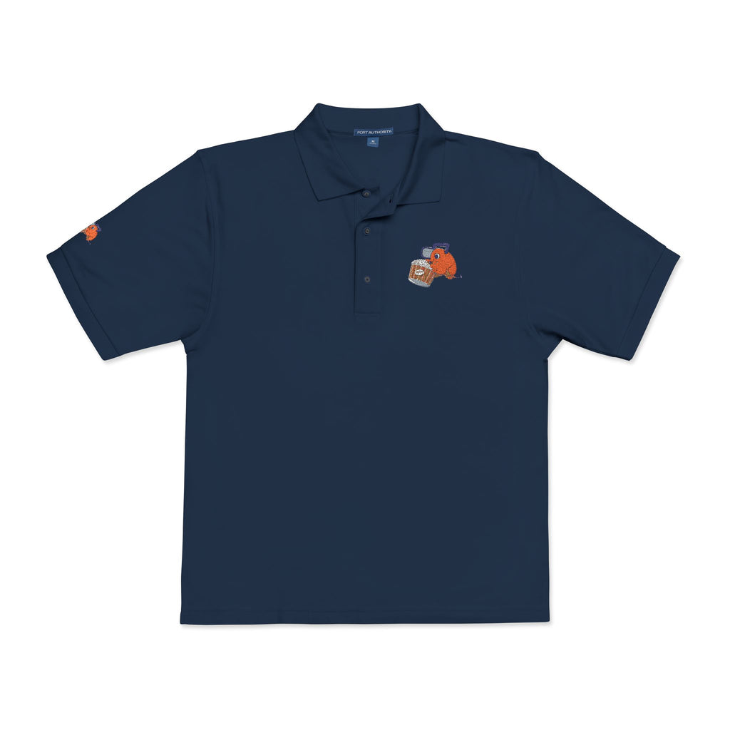 Embroidered Unisex Polo Shirt - Casual Comfort for Everyday Style