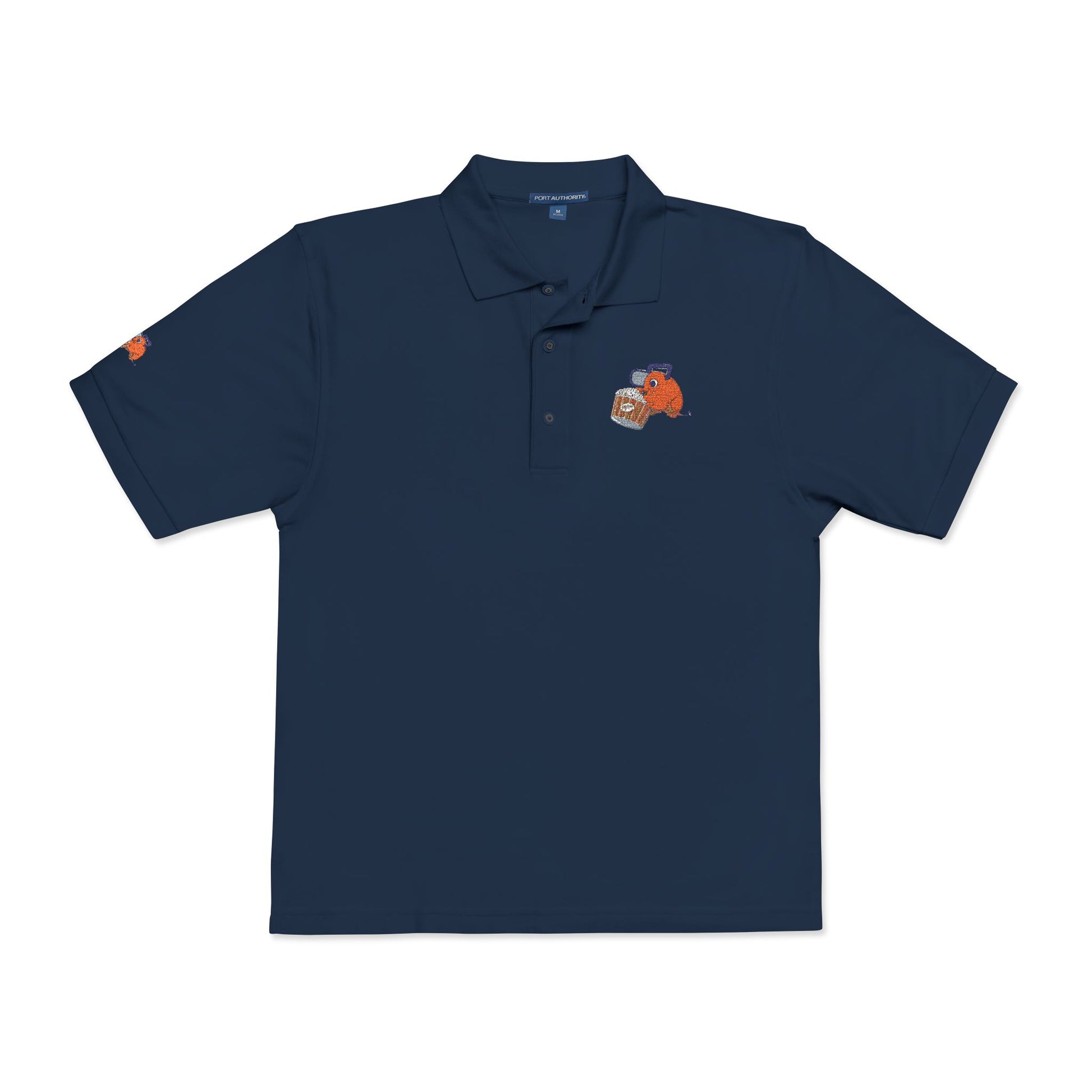 Embroidered Unisex Polo Shirt - Casual Comfort for Everyday Style
