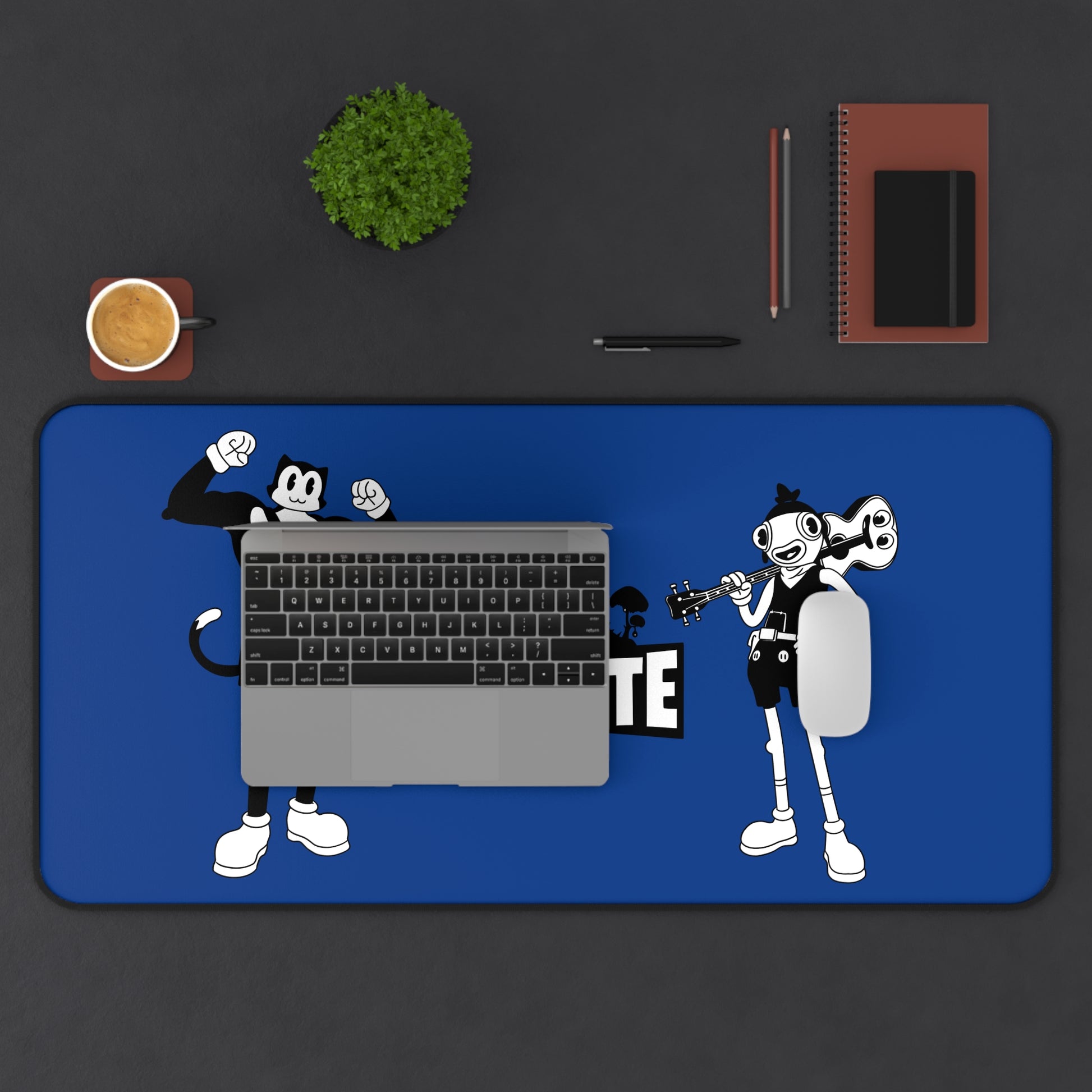 Fortnite Gaming Desk Mat - Fun Blue Mat for Gamers