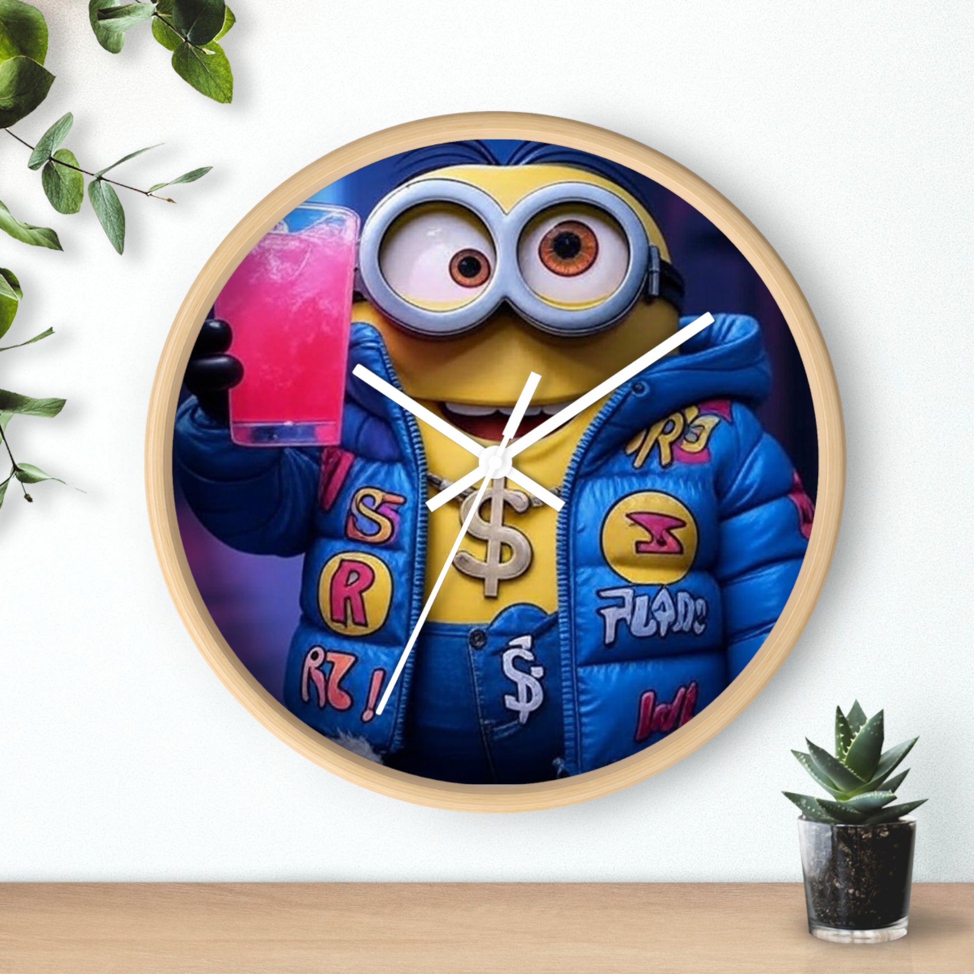 Minions Wall Clock - Home Decor