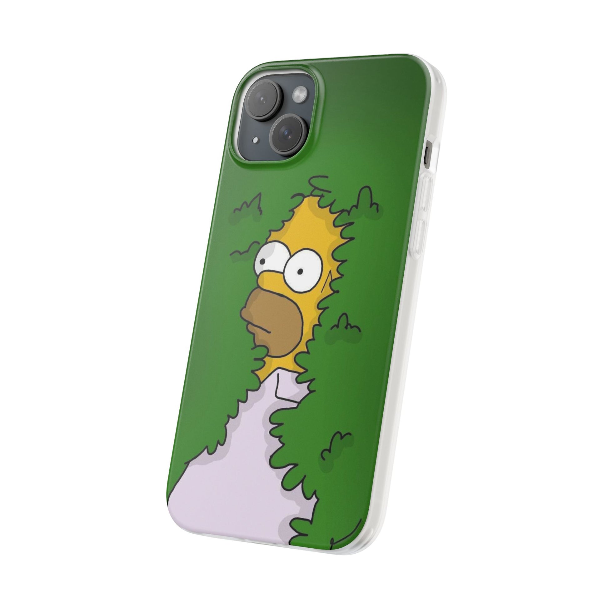 Phone Cases Homer Simpson Hidden in Bush Design