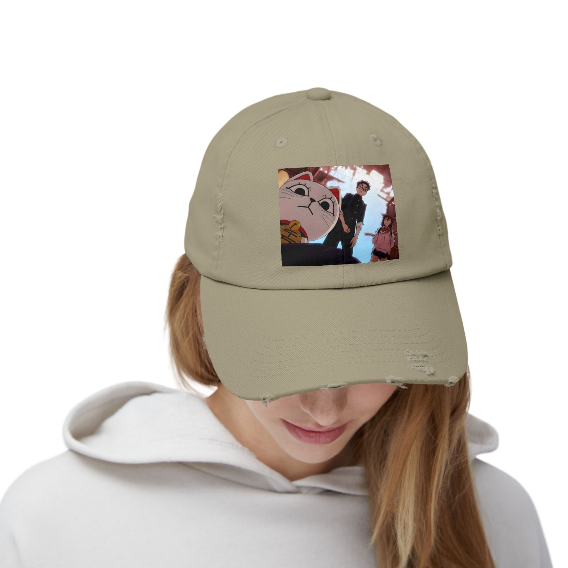 Anime Design - Unisex Distressed Cap