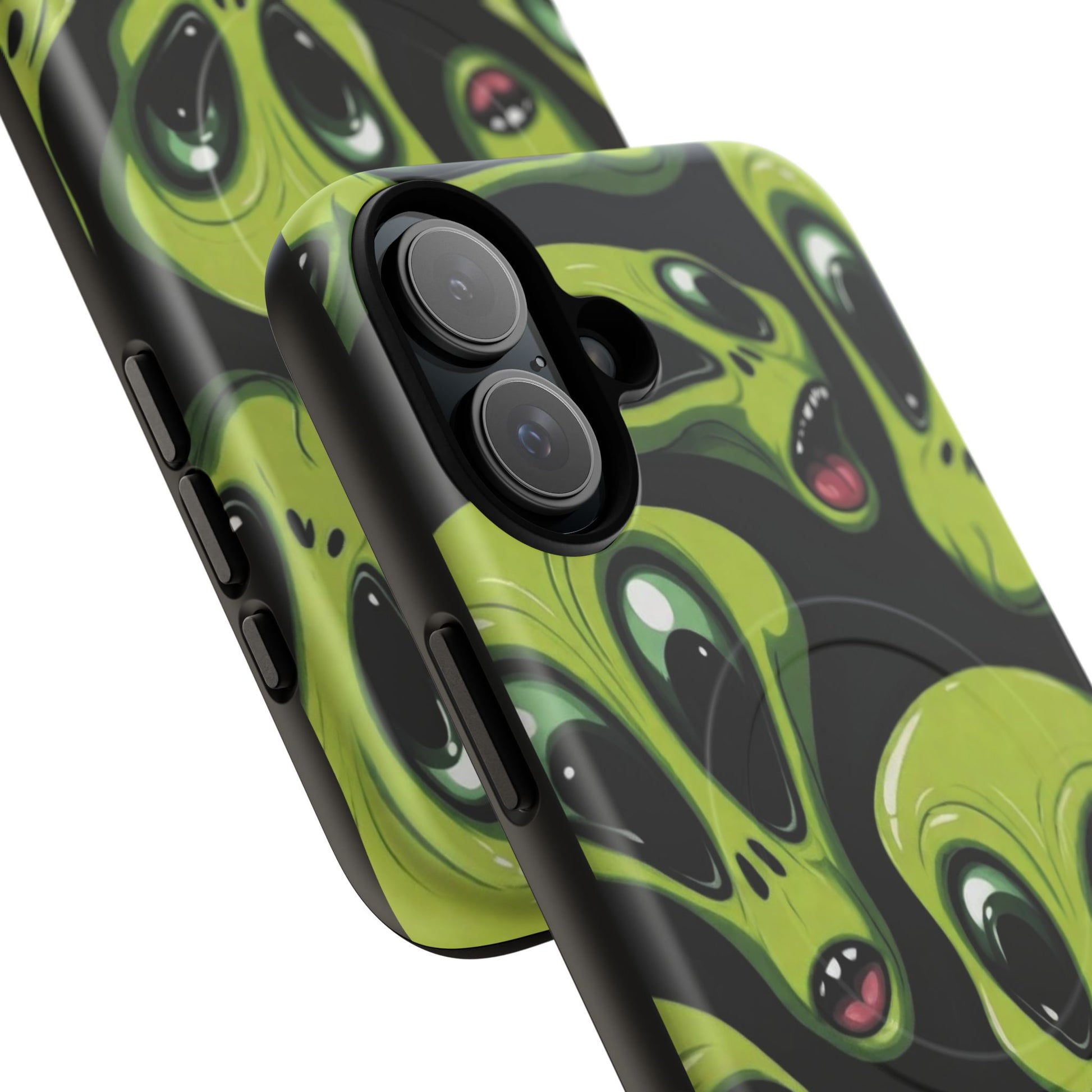 Alien Vibes Tough Magnetic Phone Case - Unique Design for Sci-Fi Lovers