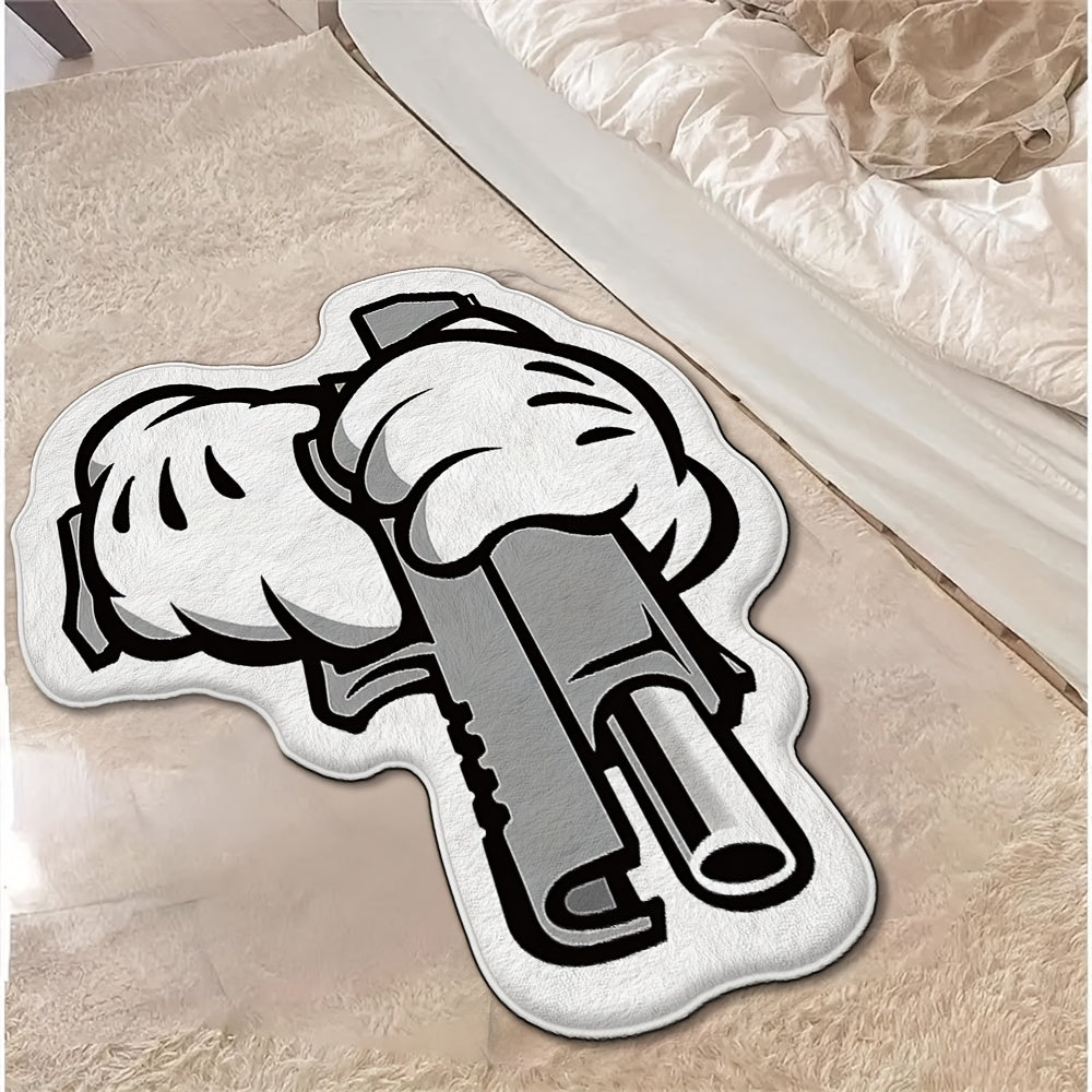 Bangin' Cartoon Gun Rug
