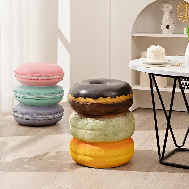 Food Design Resin Small Stools