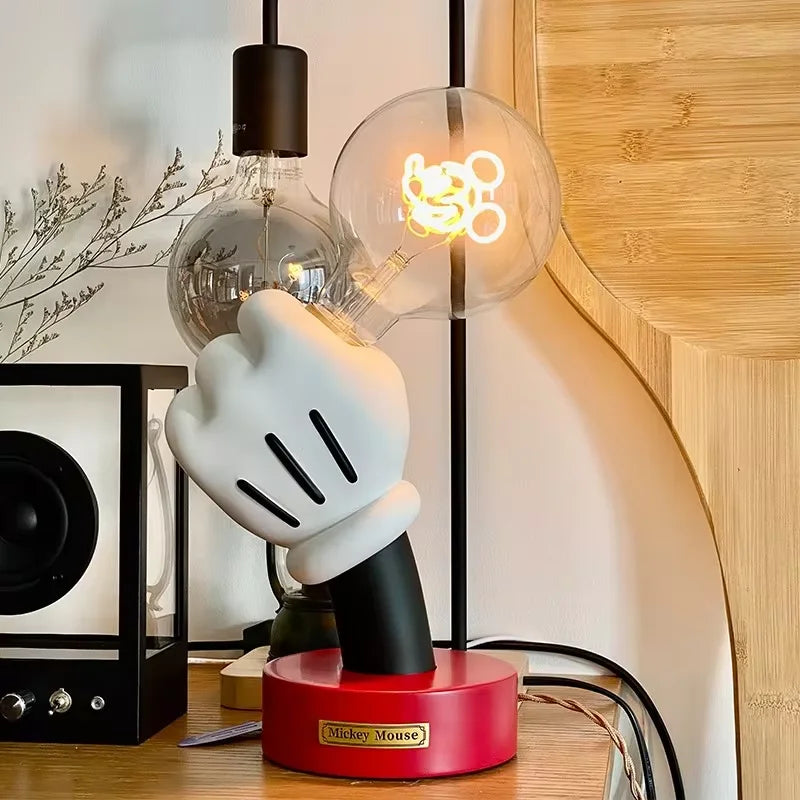 Mickey Mouse Hand Small Table Lamp