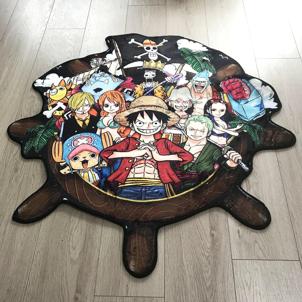 One Piece Rudder Rug