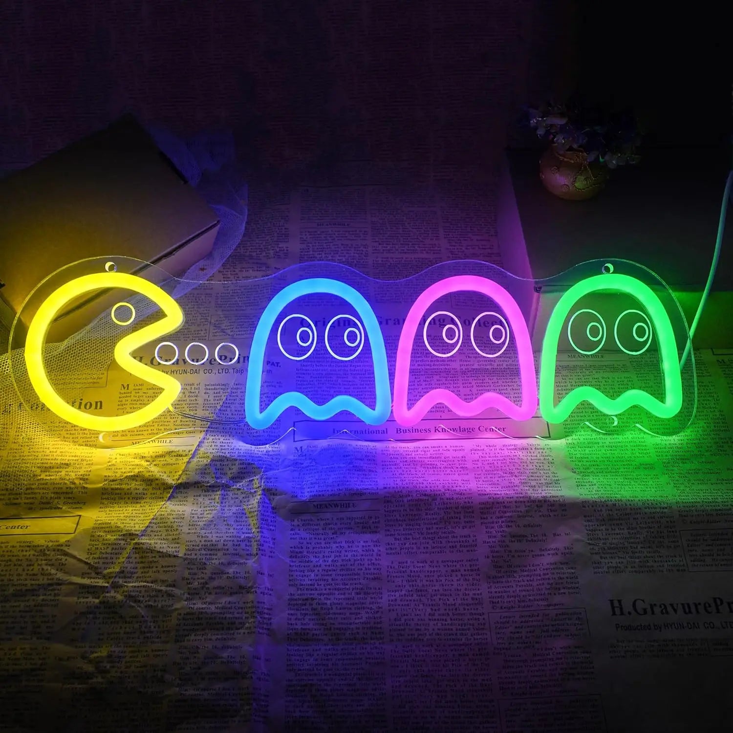 PacMan Retro Neon Lamp