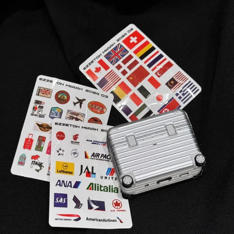 Travel Sticker-customizable Case for Airpods