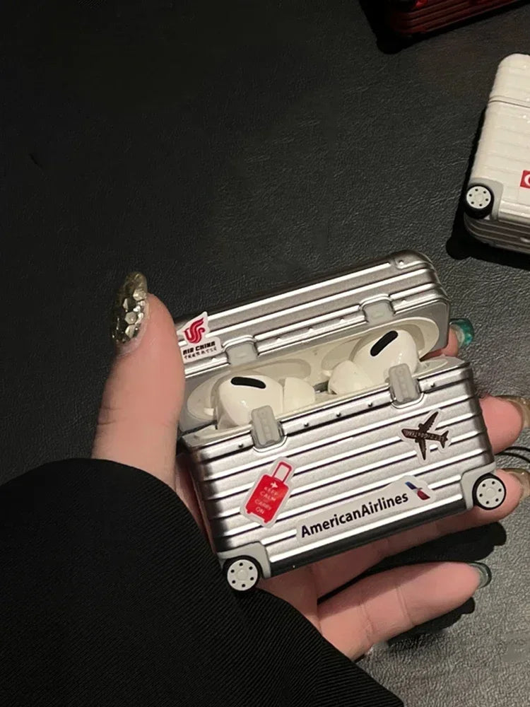 Travel Sticker-customizable Case for Airpods