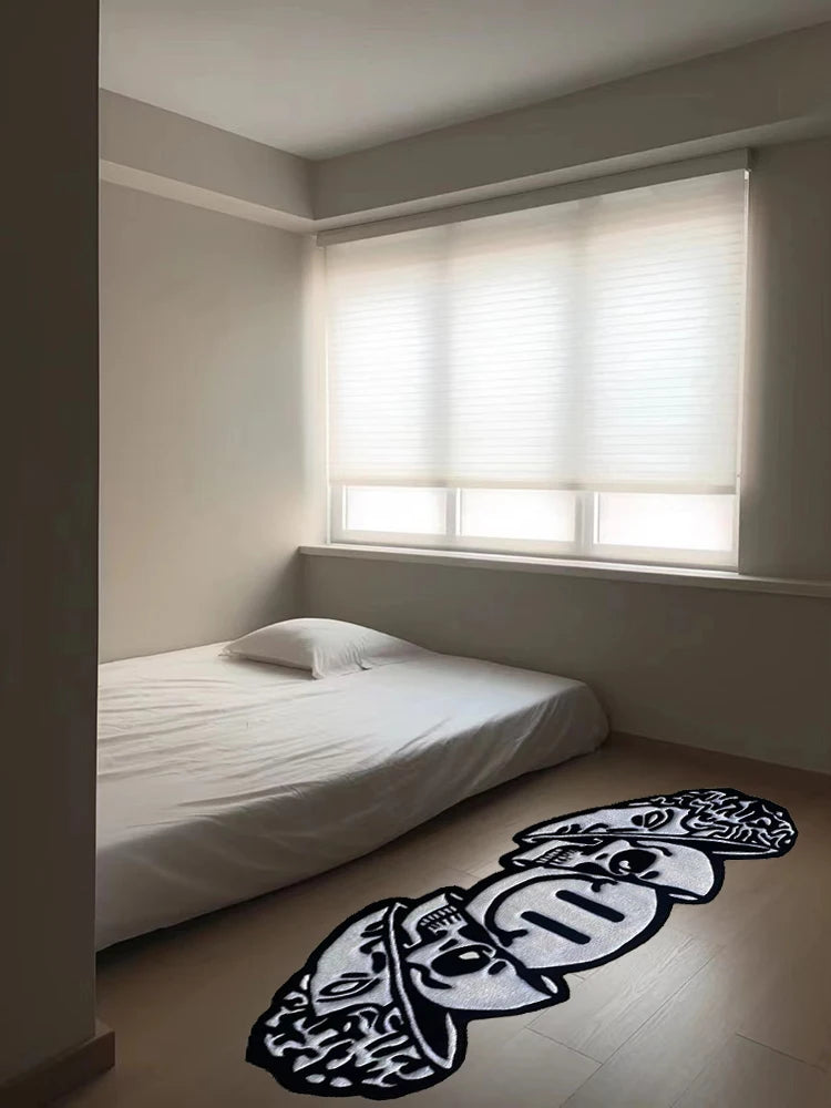 Smiling Face Skull Rugs