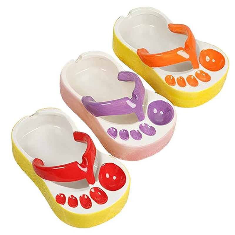 Flip Flops Saucer Dipping Bowl