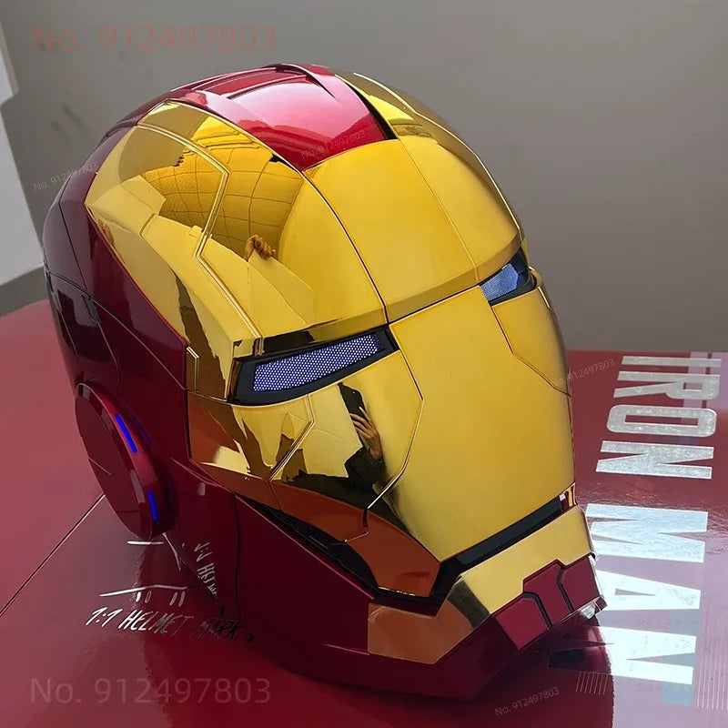 Mk5 Iron Man Helmet Cosplay Voice Control Eyes with Light Model - Electric Wearable