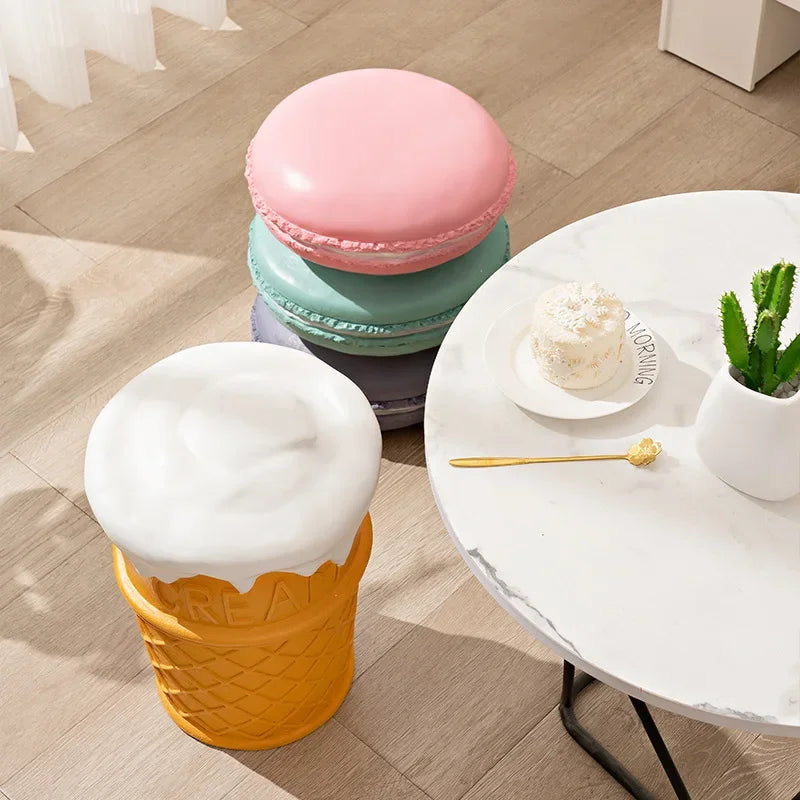 Food Design Resin Small Stools