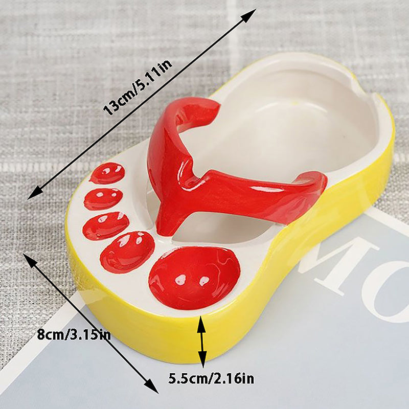 Flip Flops Saucer Dipping Bowl