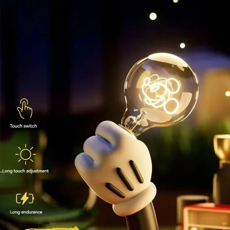 Mickey Mouse Hand Small Table Lamp