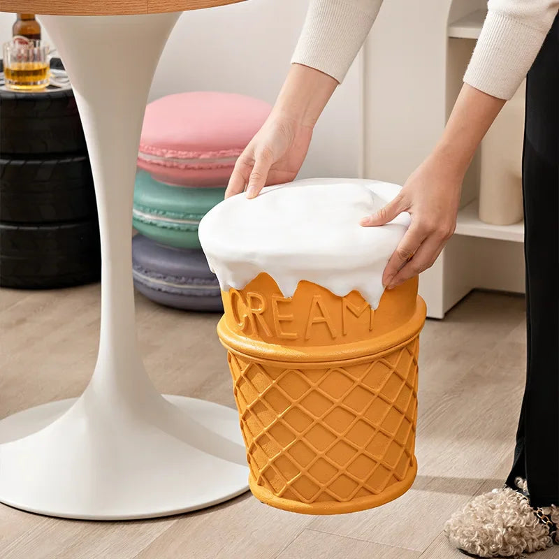 Food Design Resin Small Stools