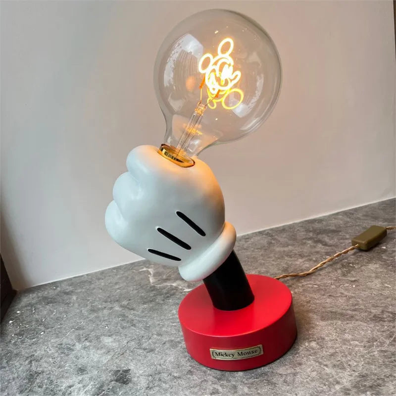 Mickey Mouse Hand Small Table Lamp